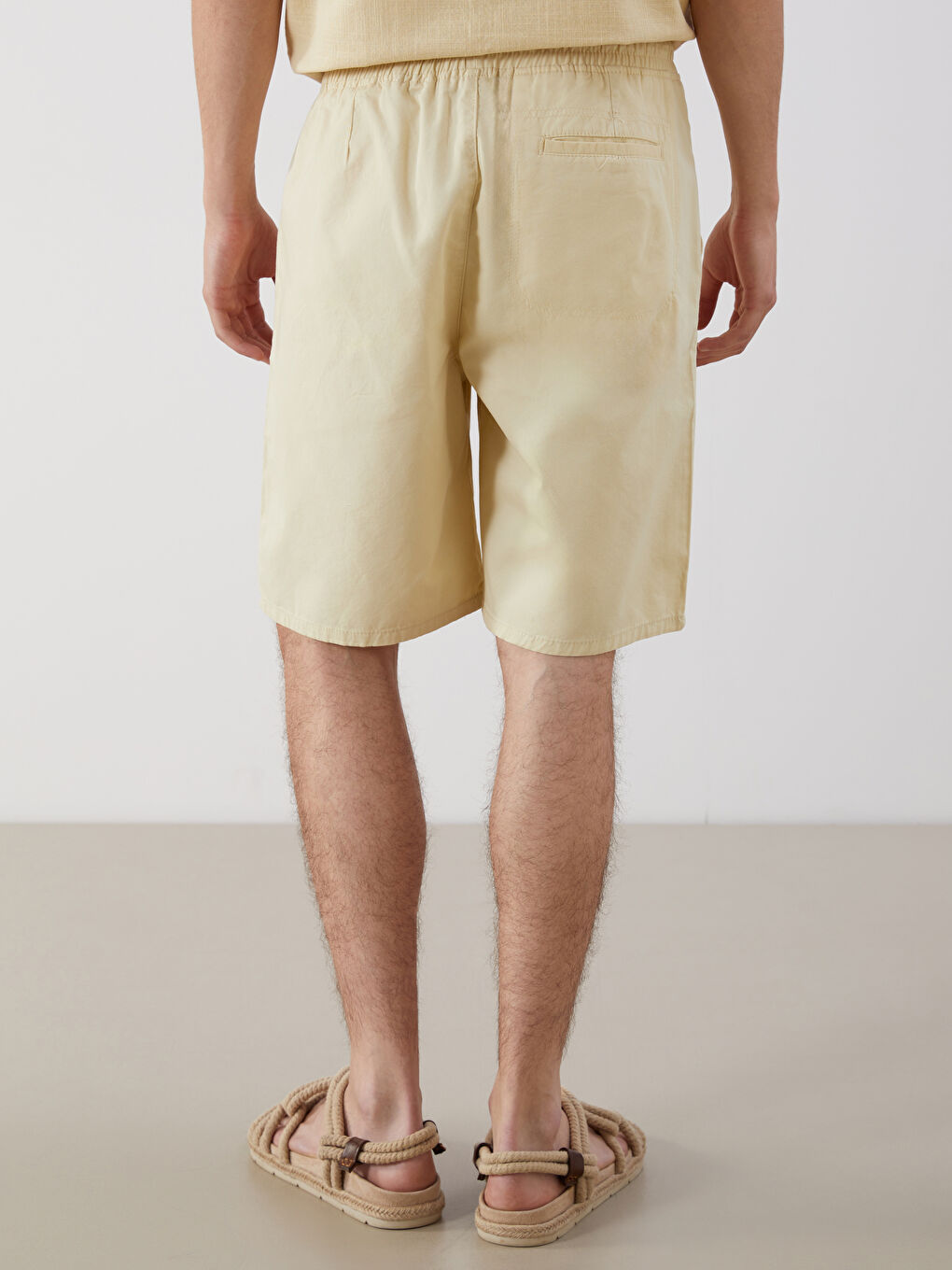 Relaxed Fit Twill Men's Shorts -S5QD68Z8-FYC