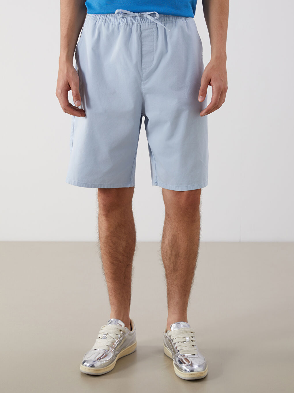 Relaxed Fit Twill Men's Shorts -S5QD68Z8-Z2P