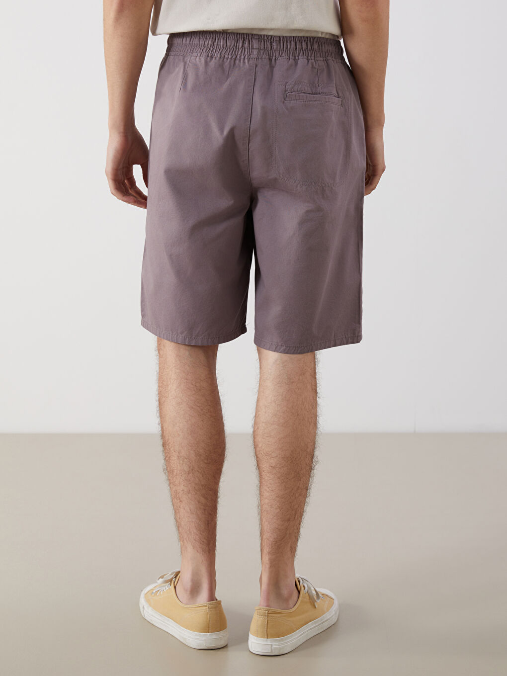 Relaxed Fit Twill Men's Shorts -S5QD68Z8-ZTH