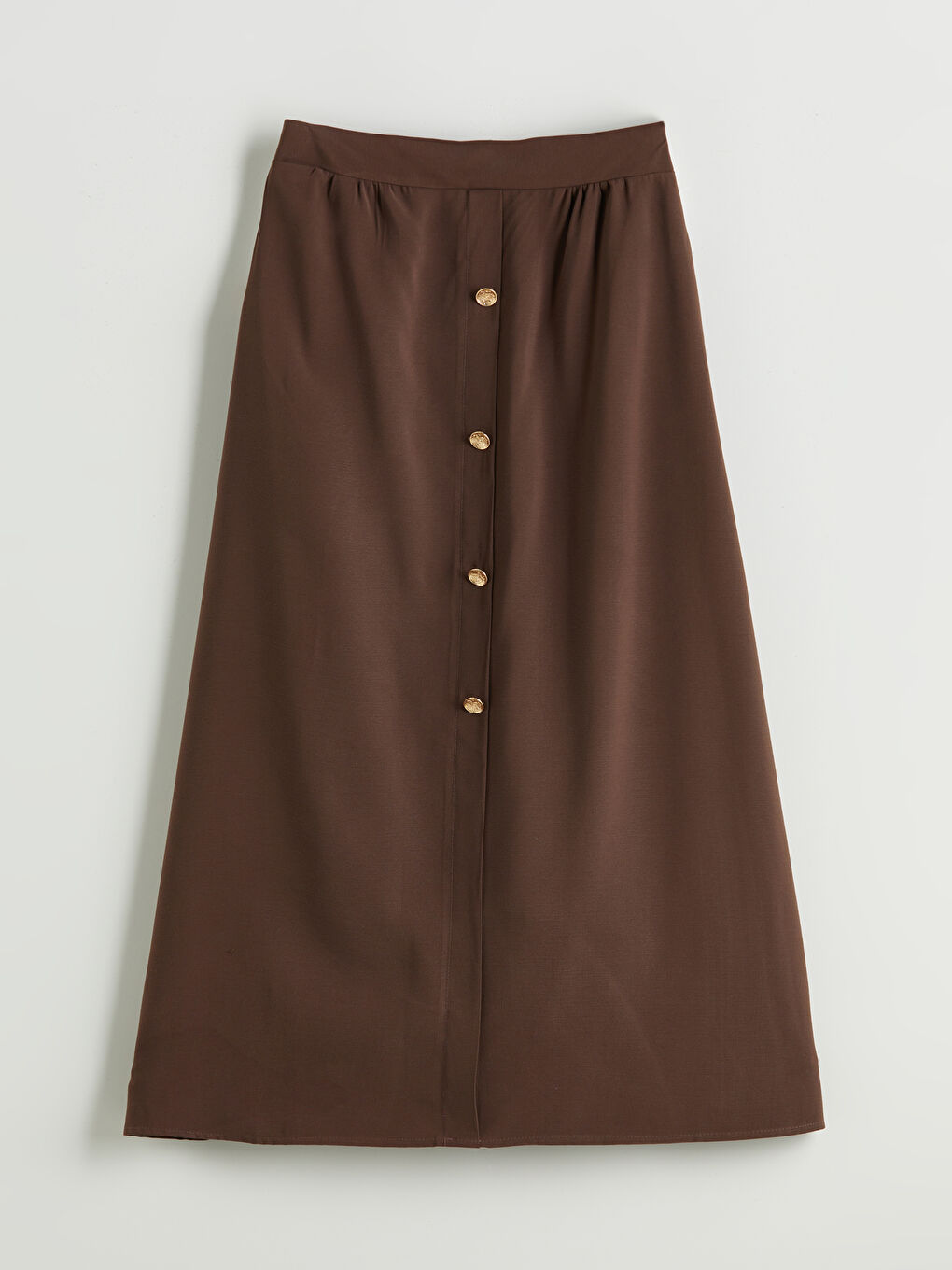 Elasticated Waist Pleated Skirt -S5QD69Z8-R3C