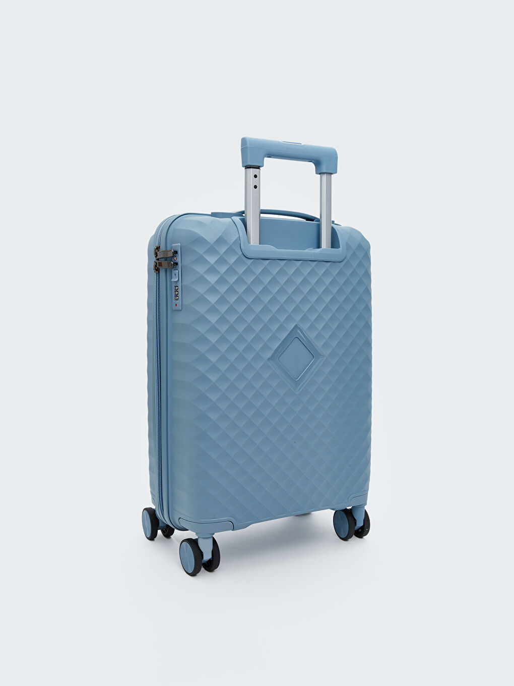 Mavi Kilit Detaylı Küçük Boy Valiz-1