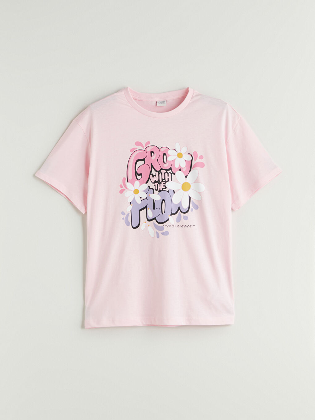 Crew Neck Girls' T-Shirt -S5QE05Z4-FYX