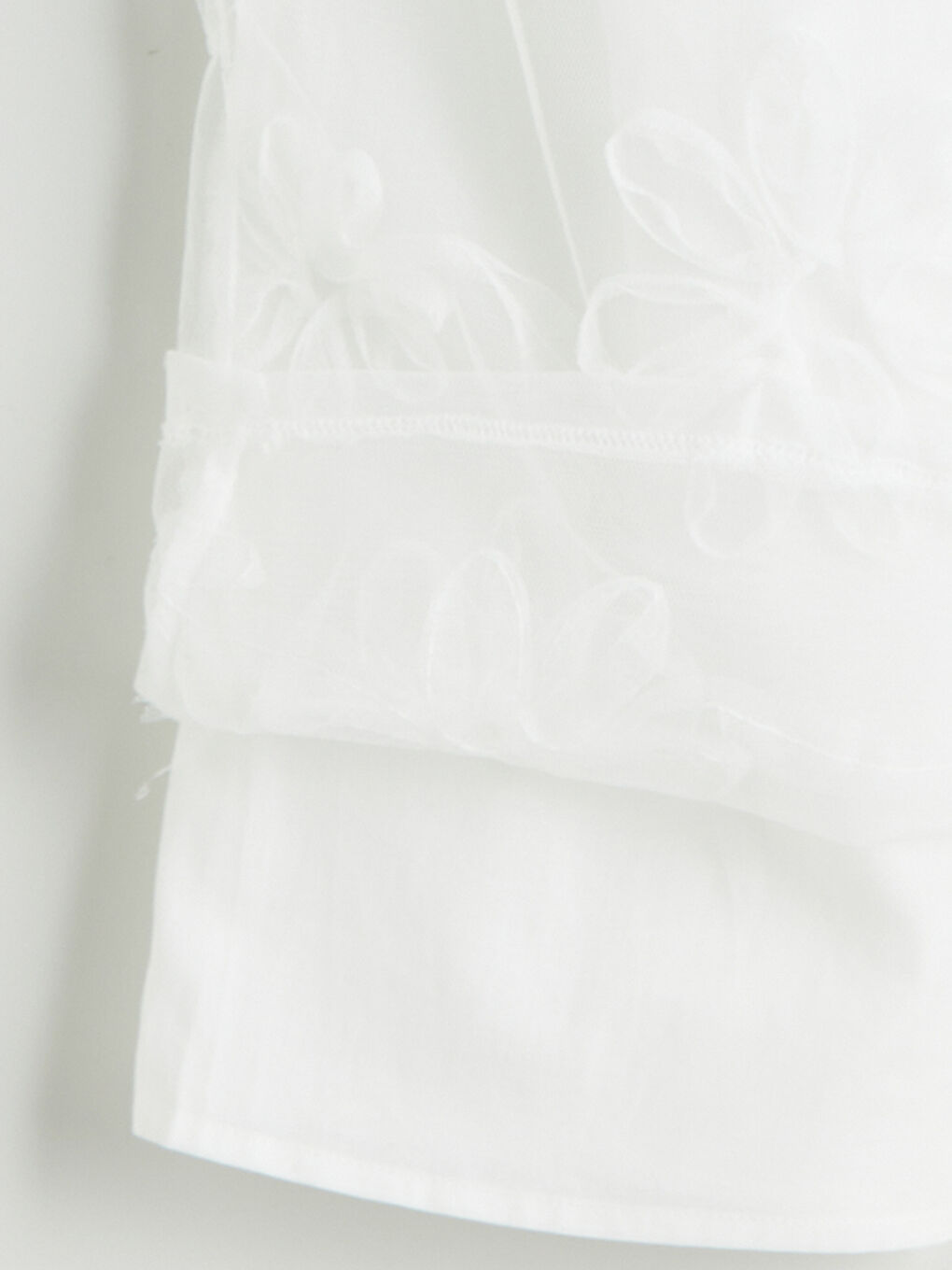 بنطلون للبنات مزين بنقشة زهرية بخصر مطاطي-2