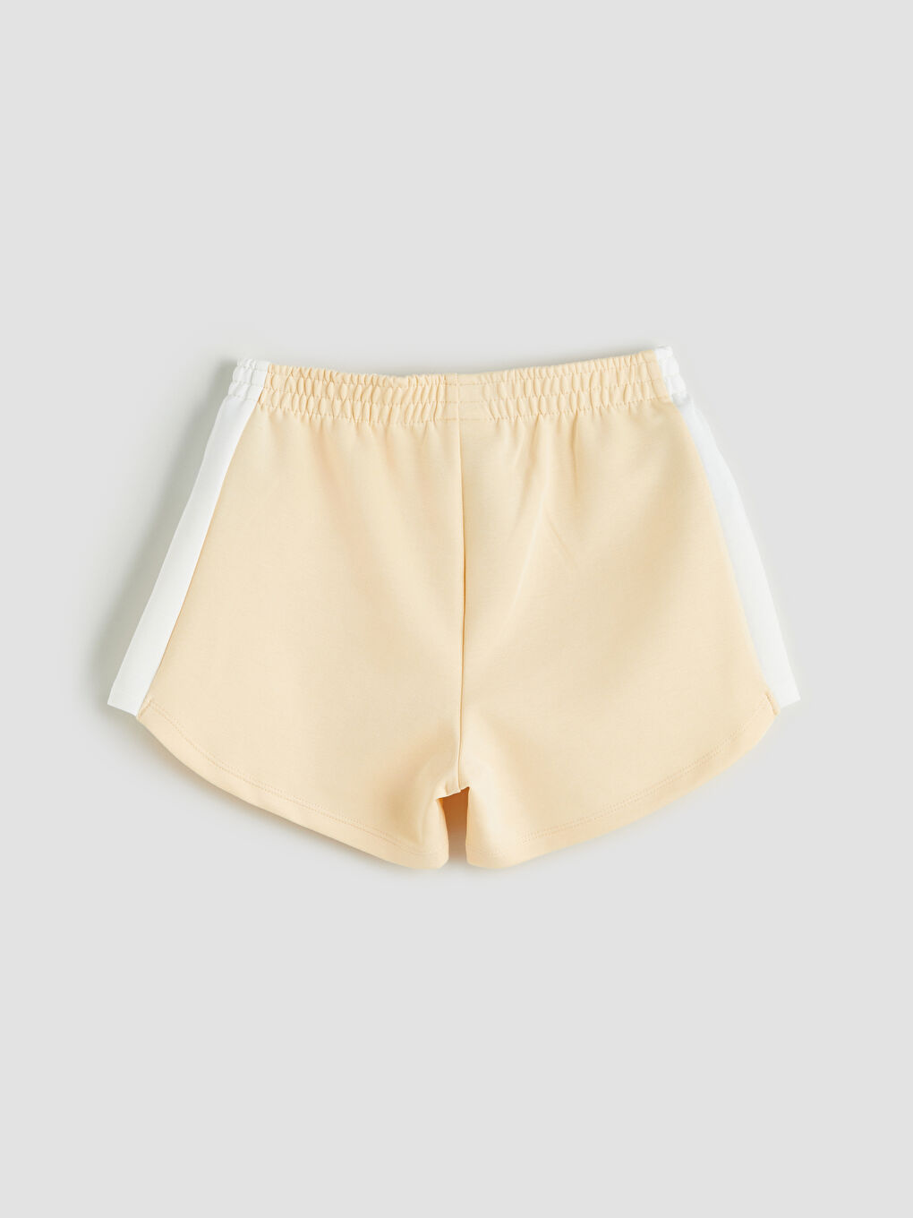 Turuncu Beli Lastikli Kız Çocuk Şort-1