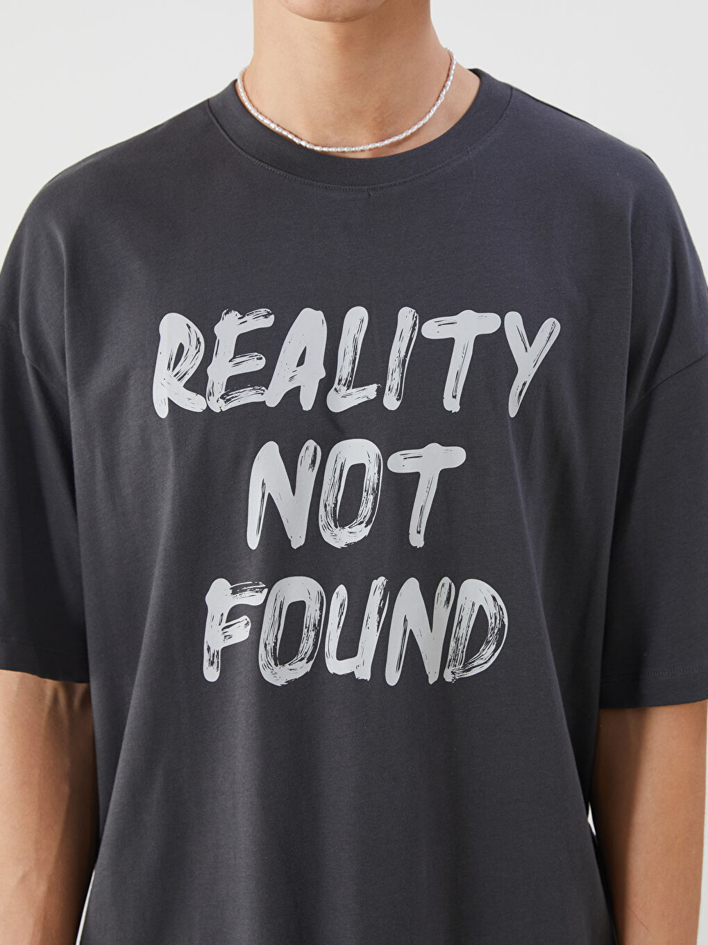 Crew Neck Printed Jersey Men's T-Shirt -S5QE30Z8-VX9