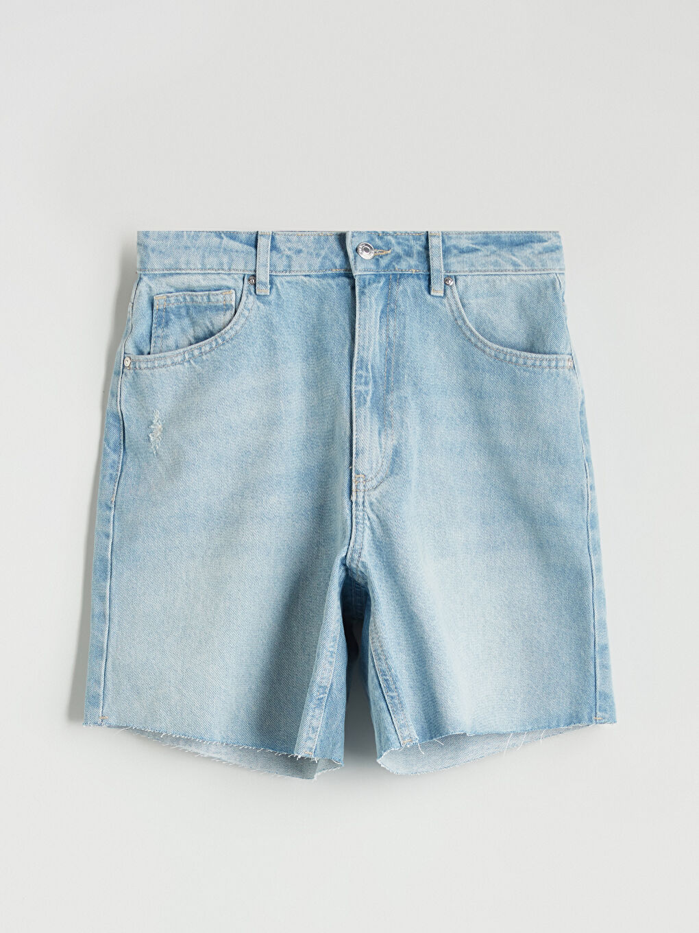 Regular Fit Women's Denim Shorts -S5QE34Z8-S1D