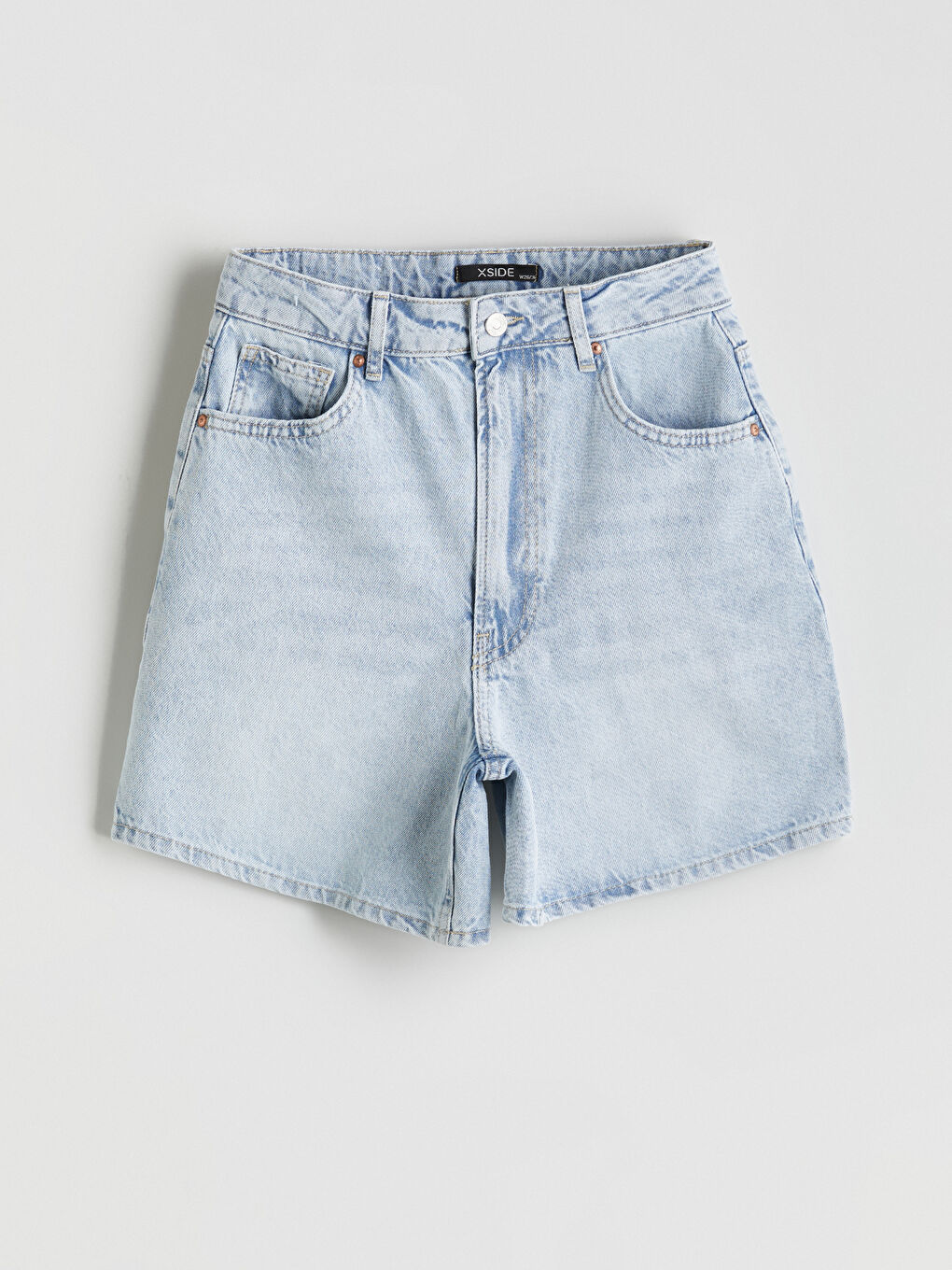 Regular Fit Women's Denim Shorts -S5QE39Z8-S1D