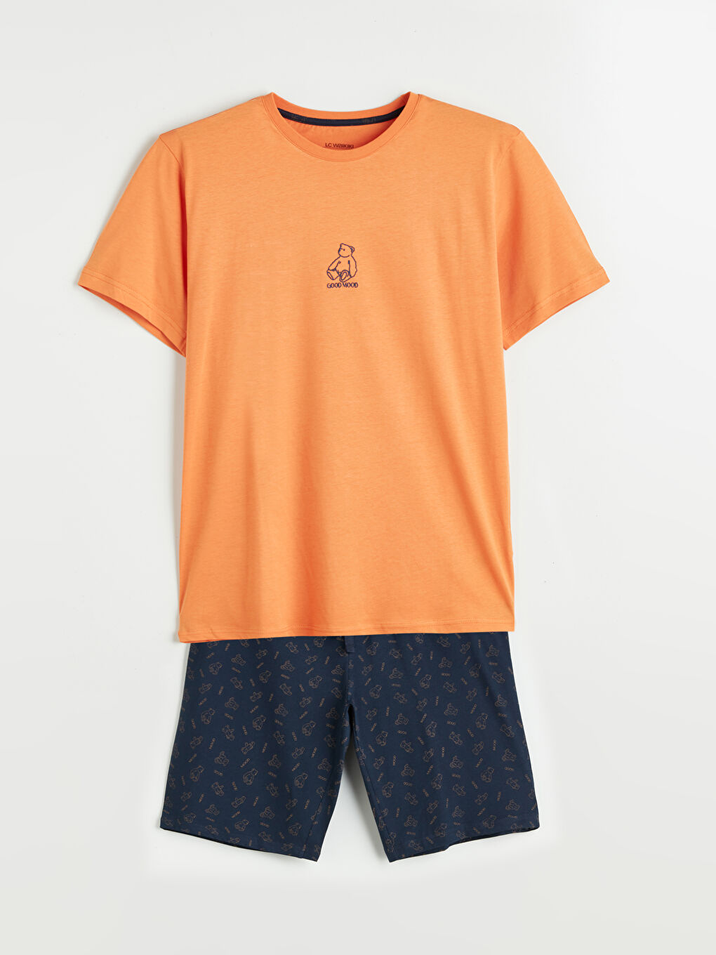 Standard Fit Men's Shorts Pajama Set -S5QE45Z8-LSJ