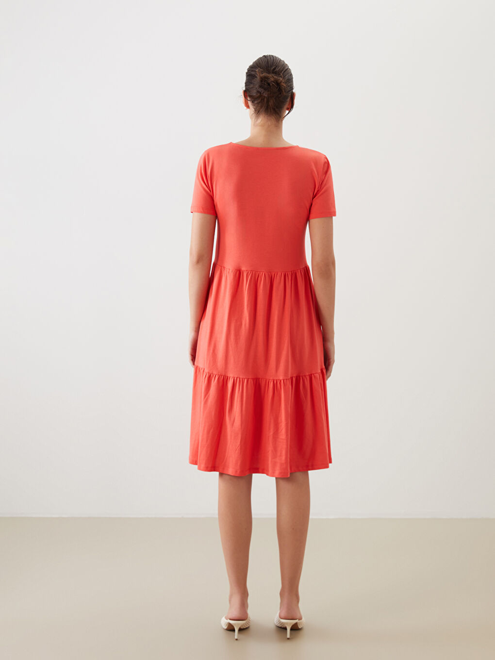 Woman ORANGE Dress -S5QE50Z8-D7W