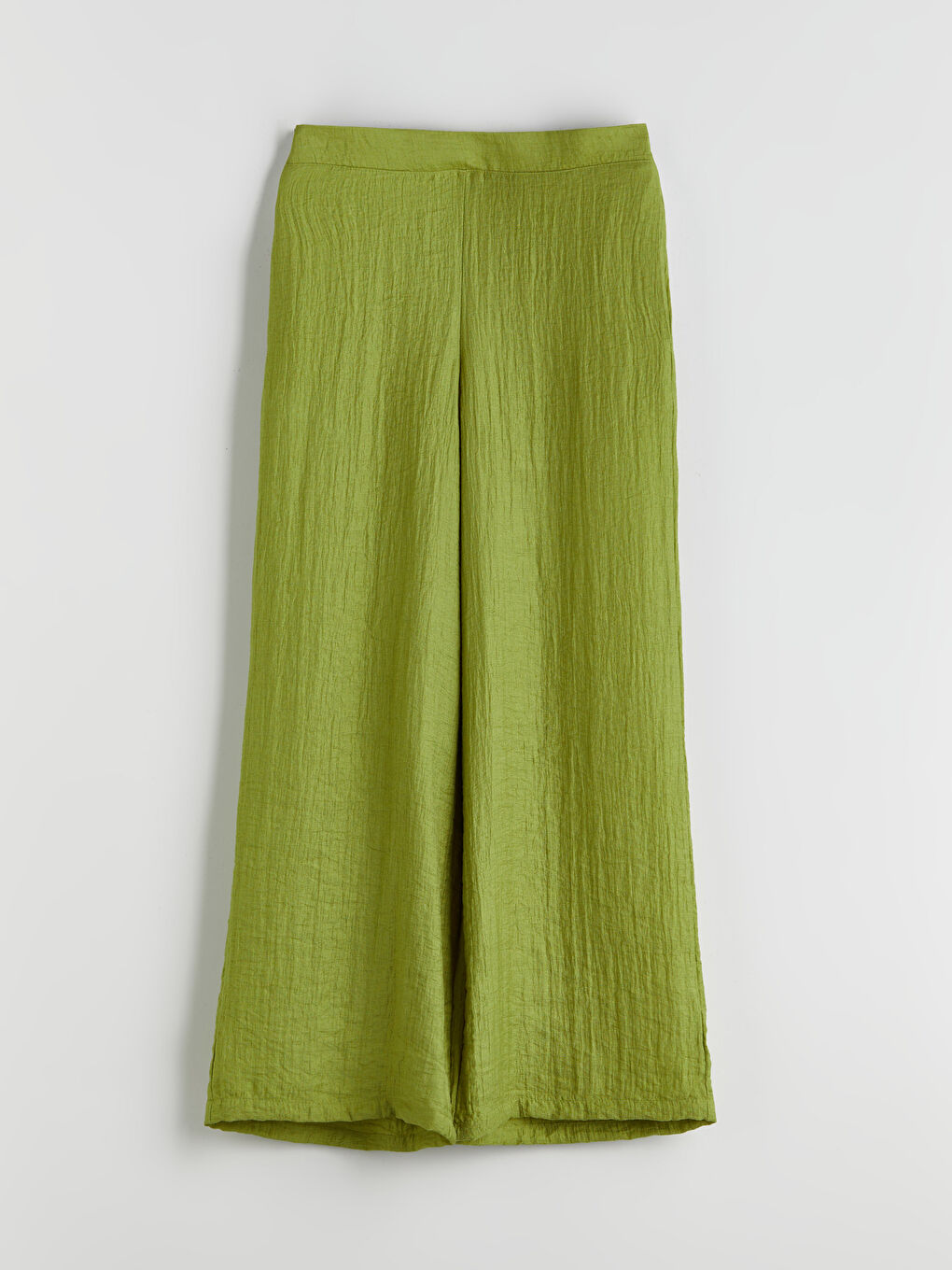 LCWAIKIKI Classic Elasticated Waist Linen-Look Women's Trousers -S5QE85Z8-SQ5