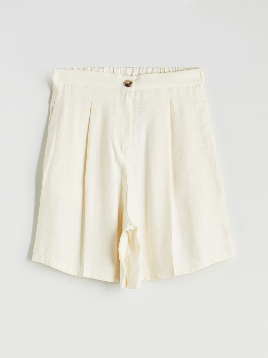 Women's Elasticated Waist Modal Blend Shorts -S5QE87Z8-RQH