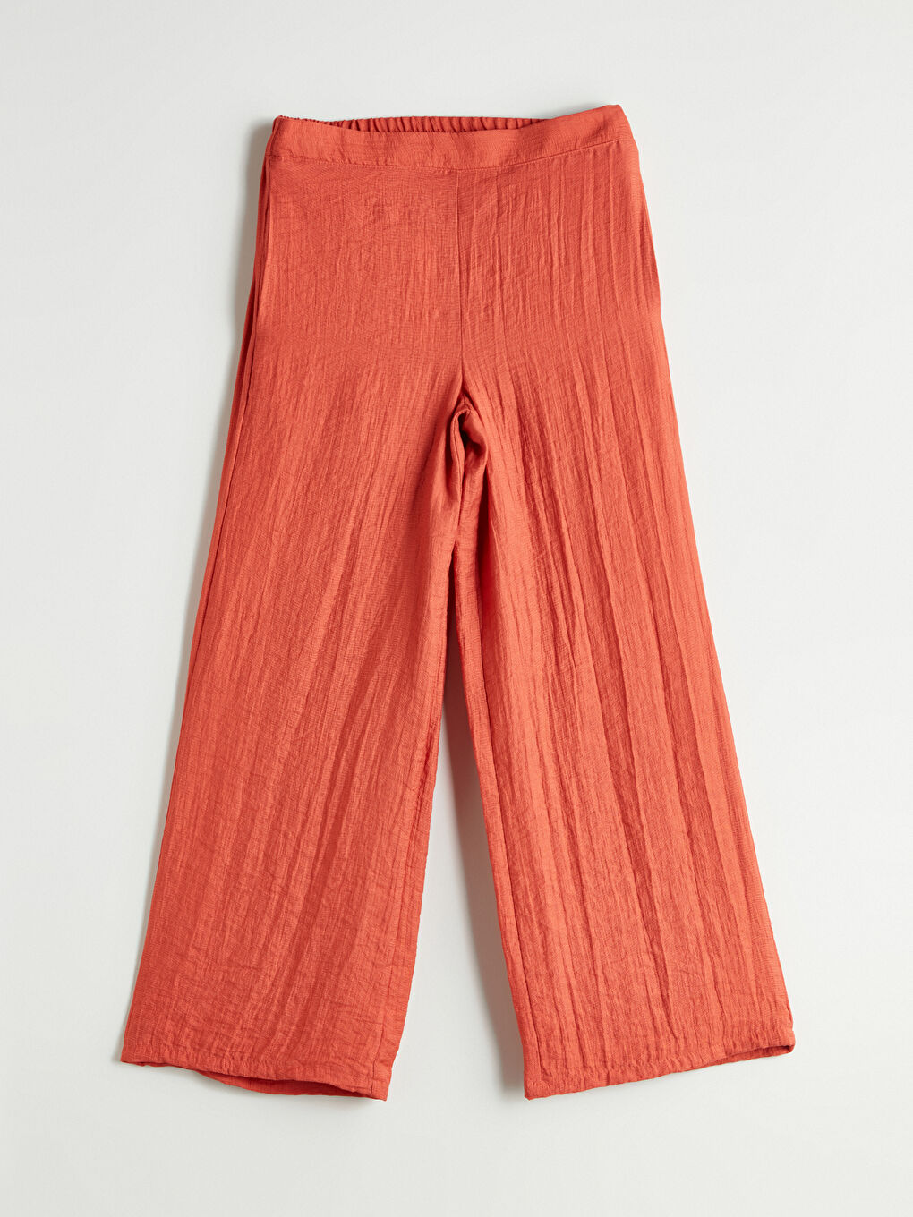 LCWAIKIKI Classic Elasticated Waist Linen-Look Women's Trousers -S5QE91Z8-GKA