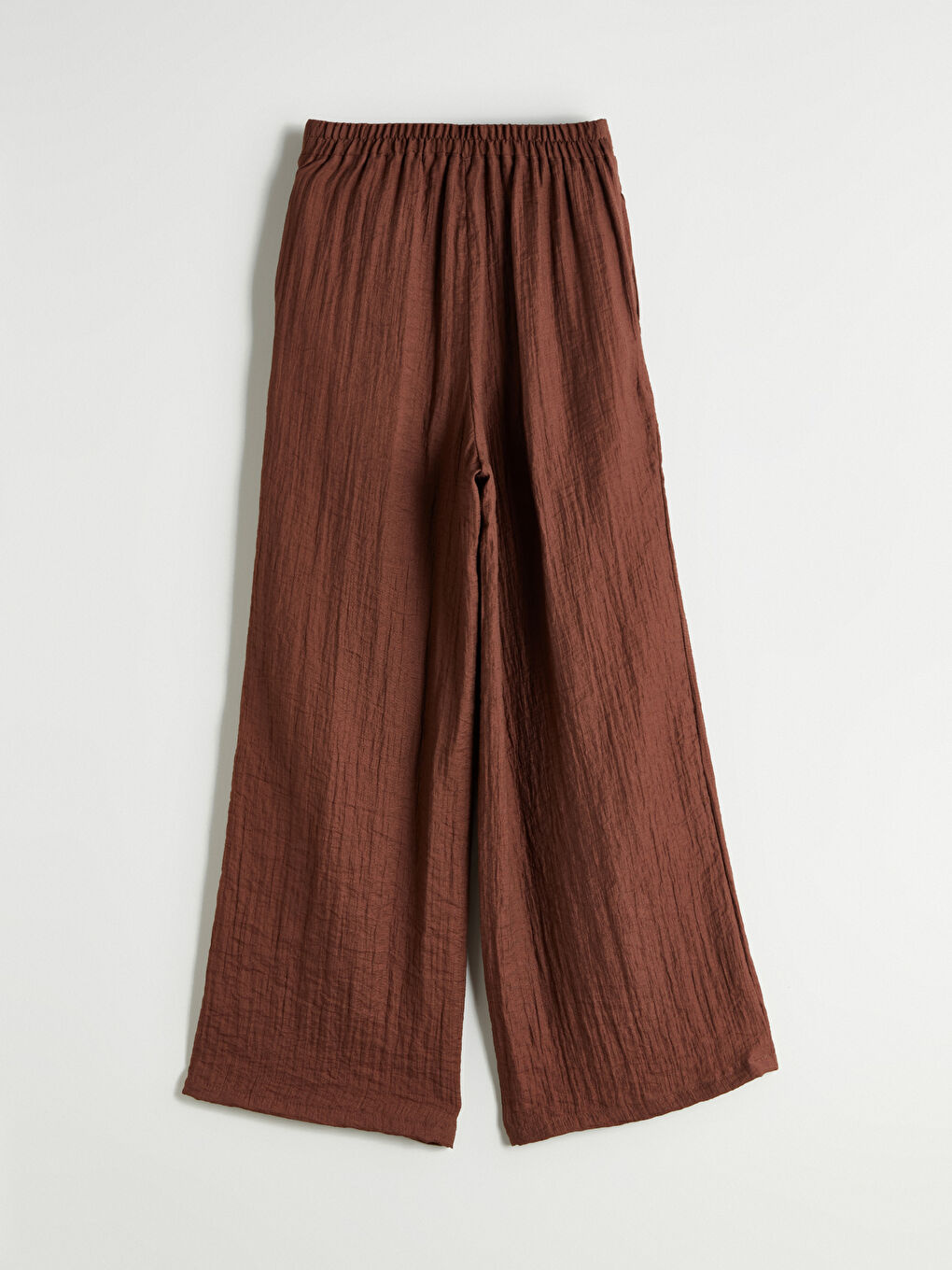 LCWAIKIKI Classic Elasticated Waist Linen-Look Women's Trousers -S5QE91Z8-L0C
