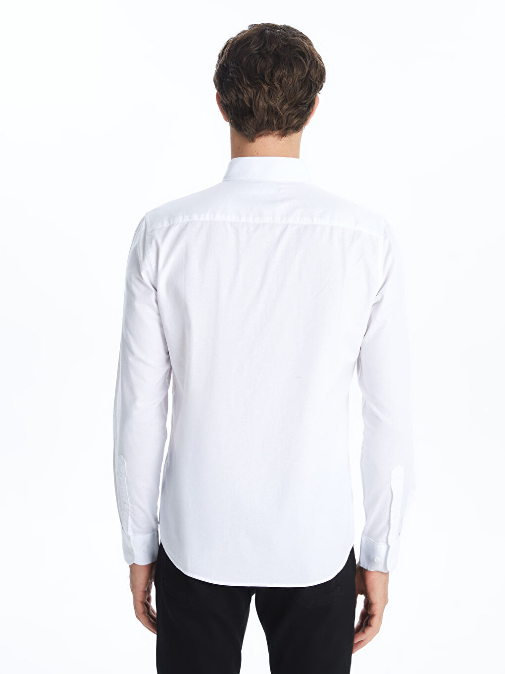 Men's Slim Fit Oxford Shirt-11