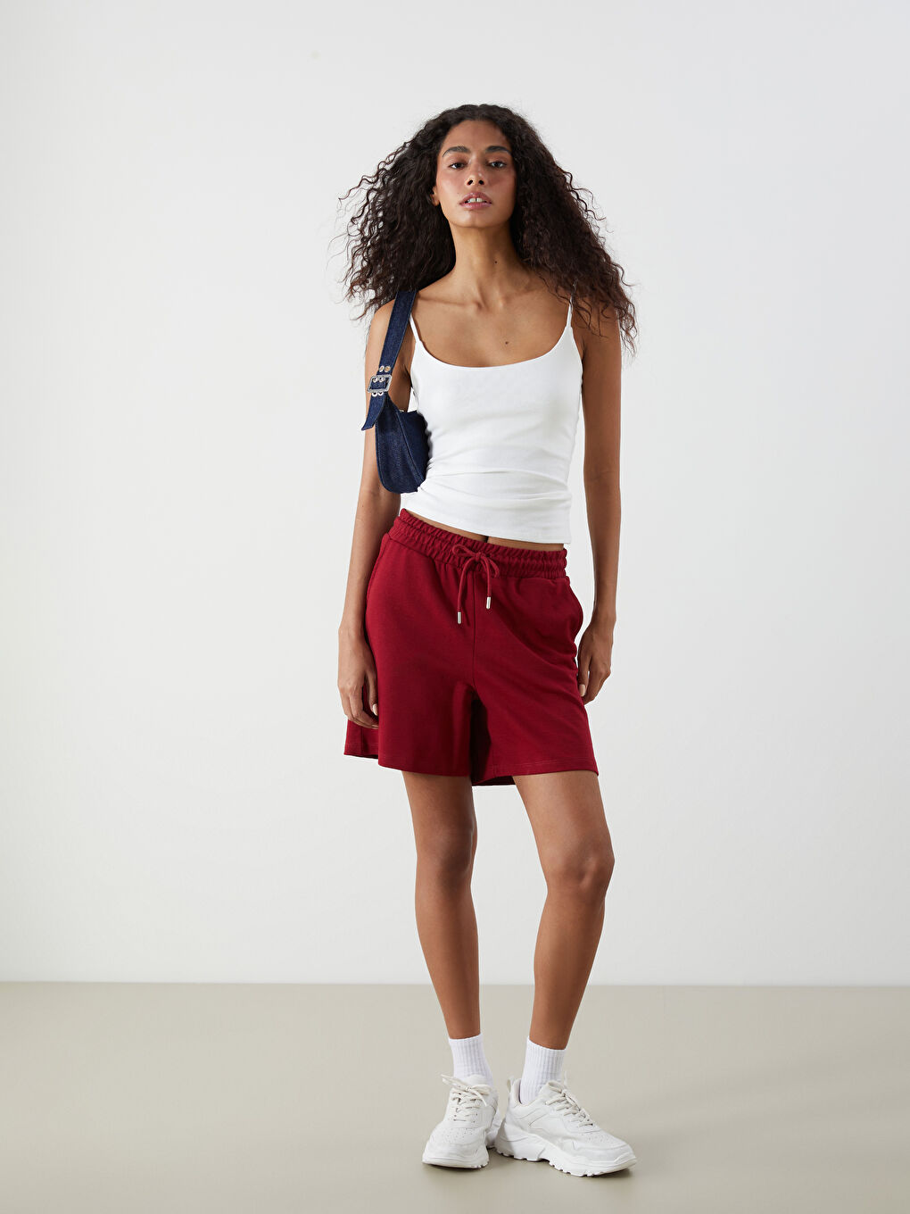 Elasticated Waist Women's Shorts -S5QF31Z8-CWK