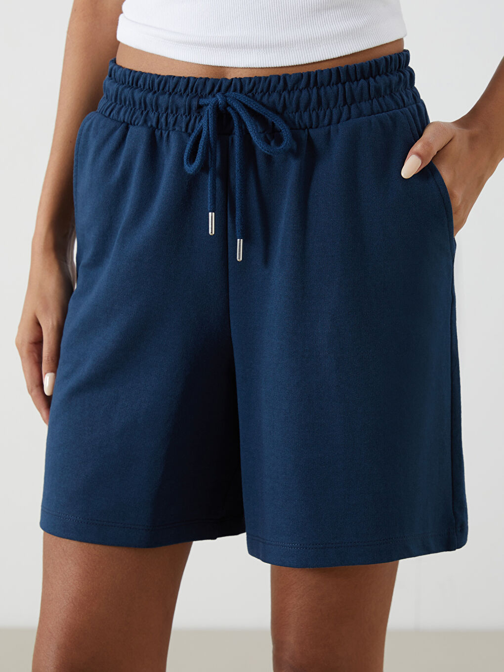 XSIDE Elasticated Waist Women's Shorts -S5QF35Z8-CRP