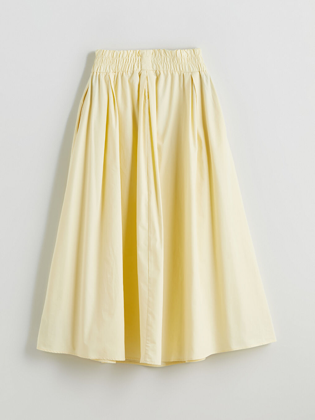 Elasticated Waist Poplin Skirt -S5QF36Z8-CRK