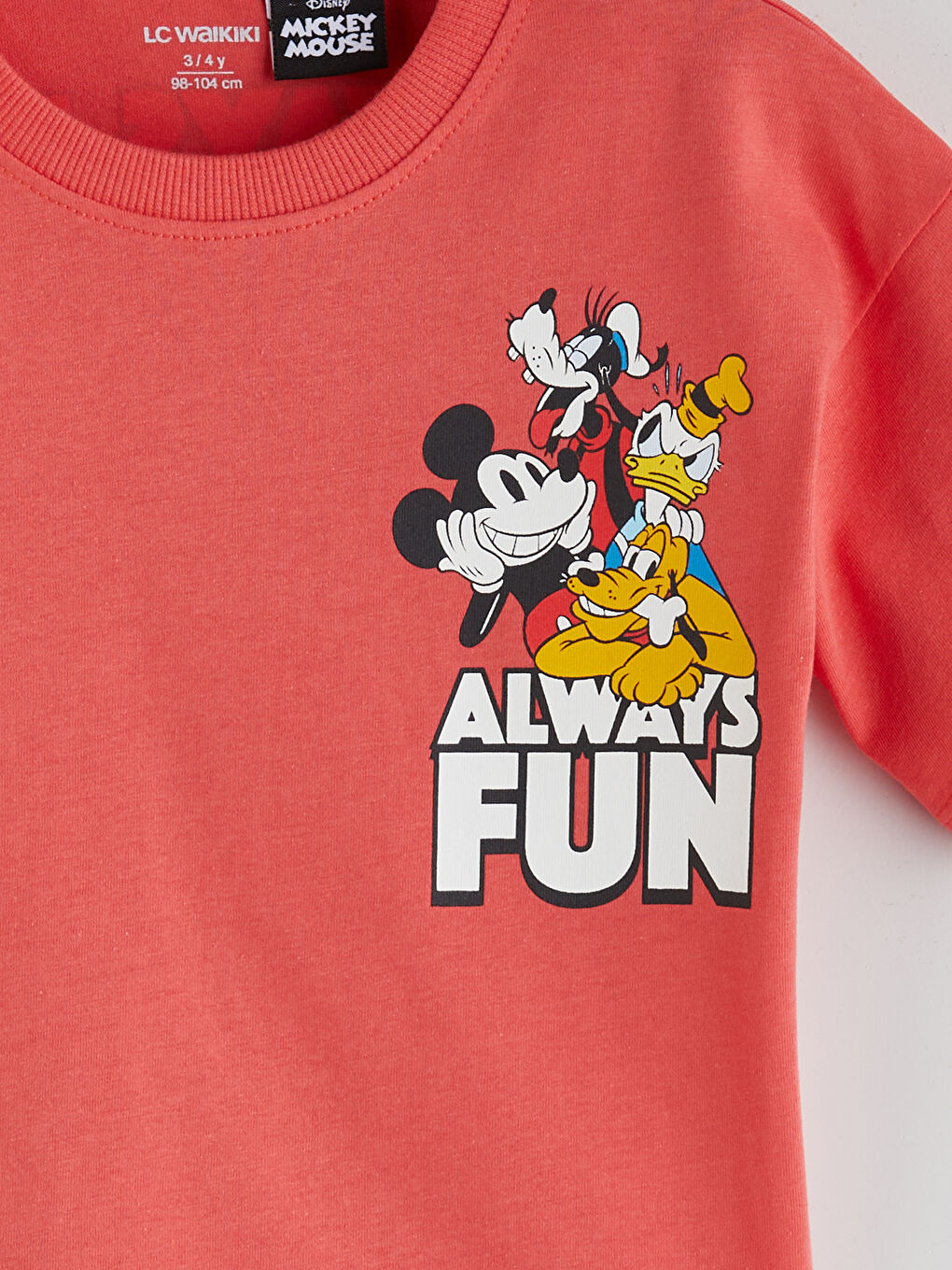 LCW baby Mickey Mouse Printed Boys' T-Shirt -S5QF43Z1-ZSP