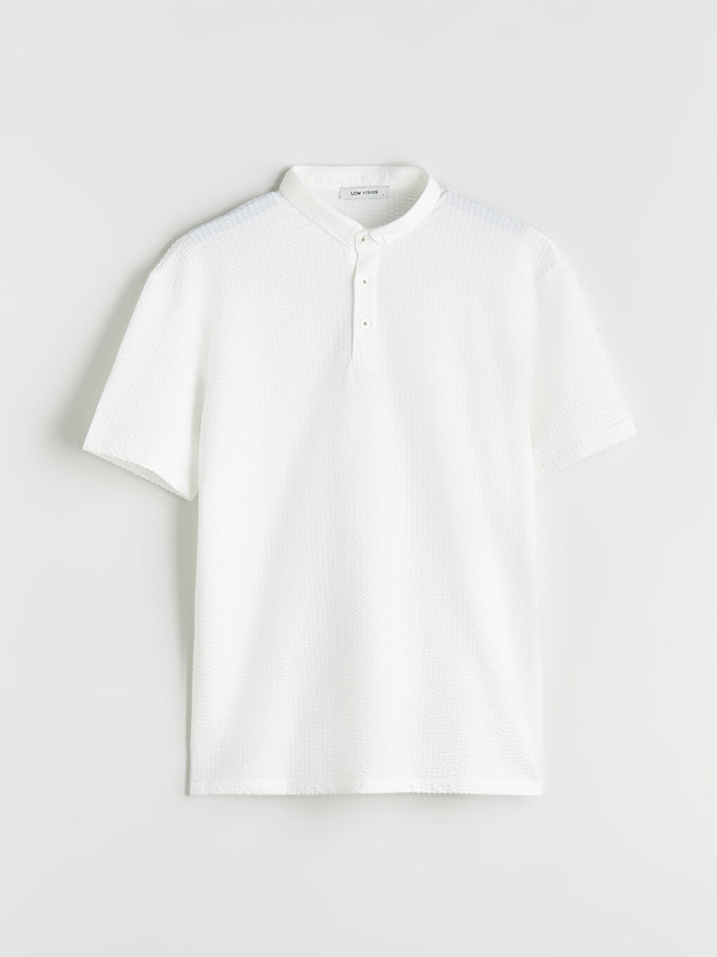 Ekru Polo Yaka Erkek Tişört-4