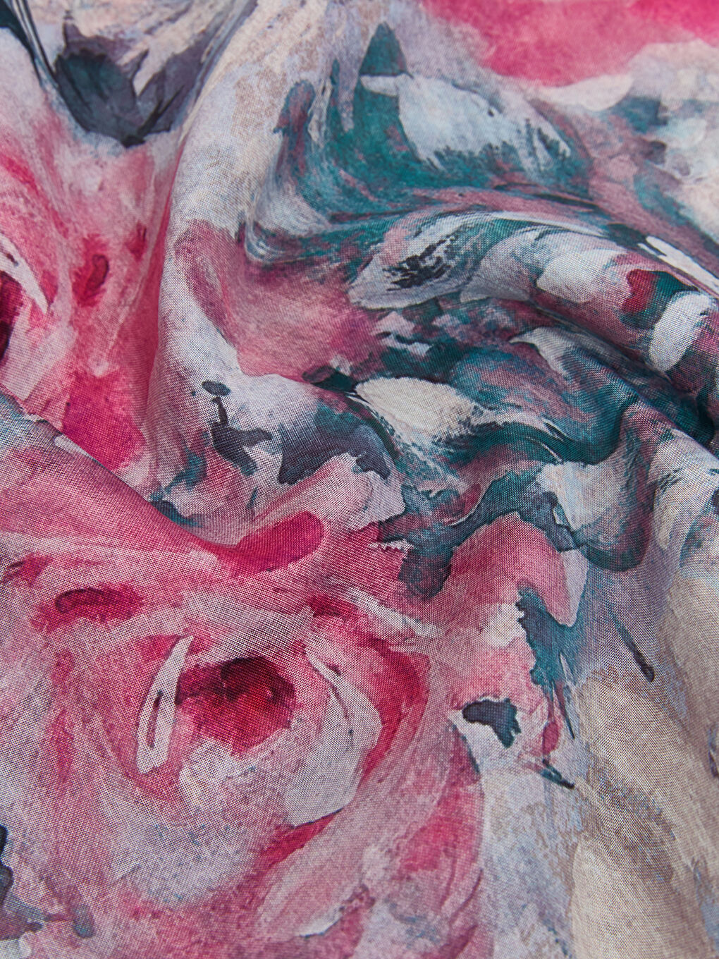 Floral Women's Scarf -S5QF74Z8-LT4