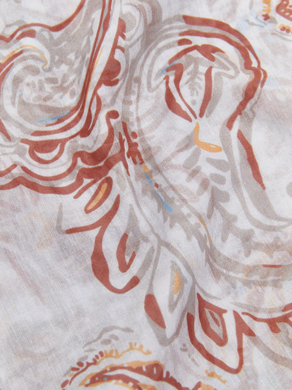 Floral Women's Scarf -S5QF90Z8-LRA