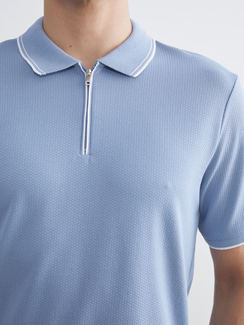LCW Vision Polo Neck Jersey Men's T-Shirt -S5QF97Z8-V67
