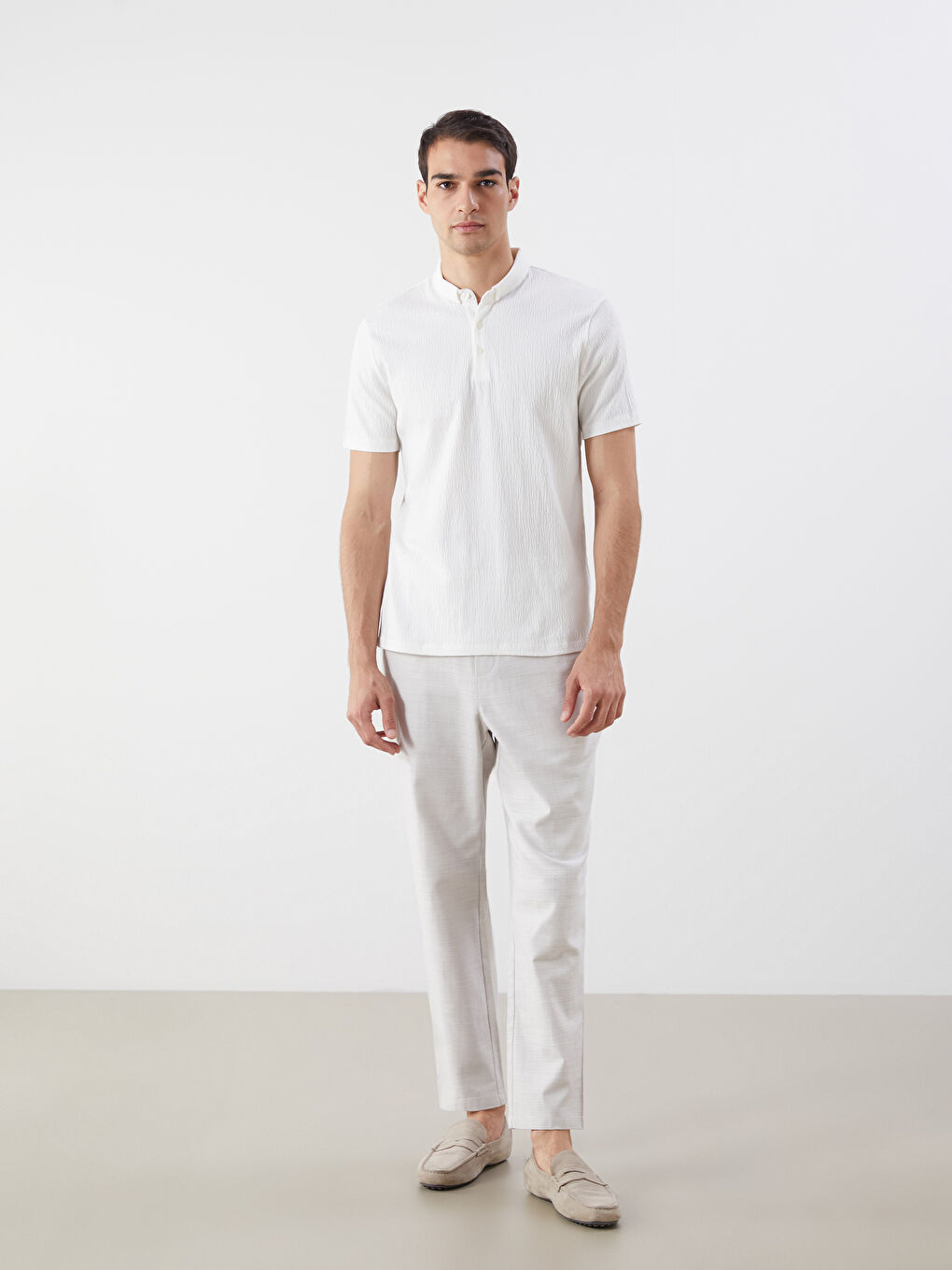 LCW Vision Polo Neck Jersey Men's T-Shirt -S5QF98Z8-R9J