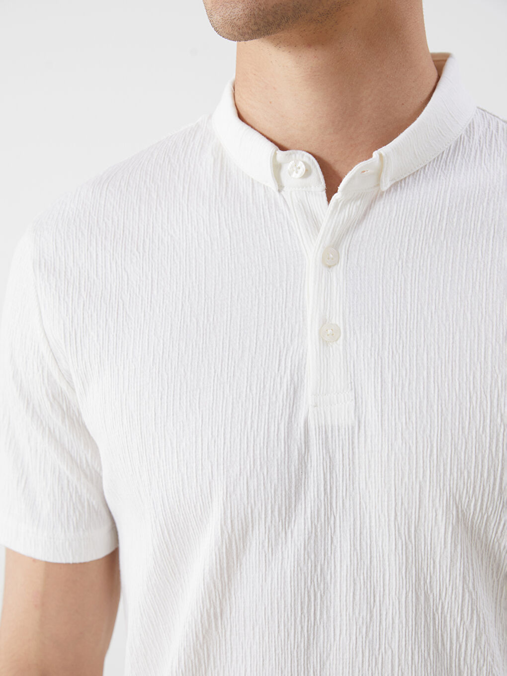LCW Vision Polo Neck Jersey Men's T-Shirt -S5QF98Z8-R9J