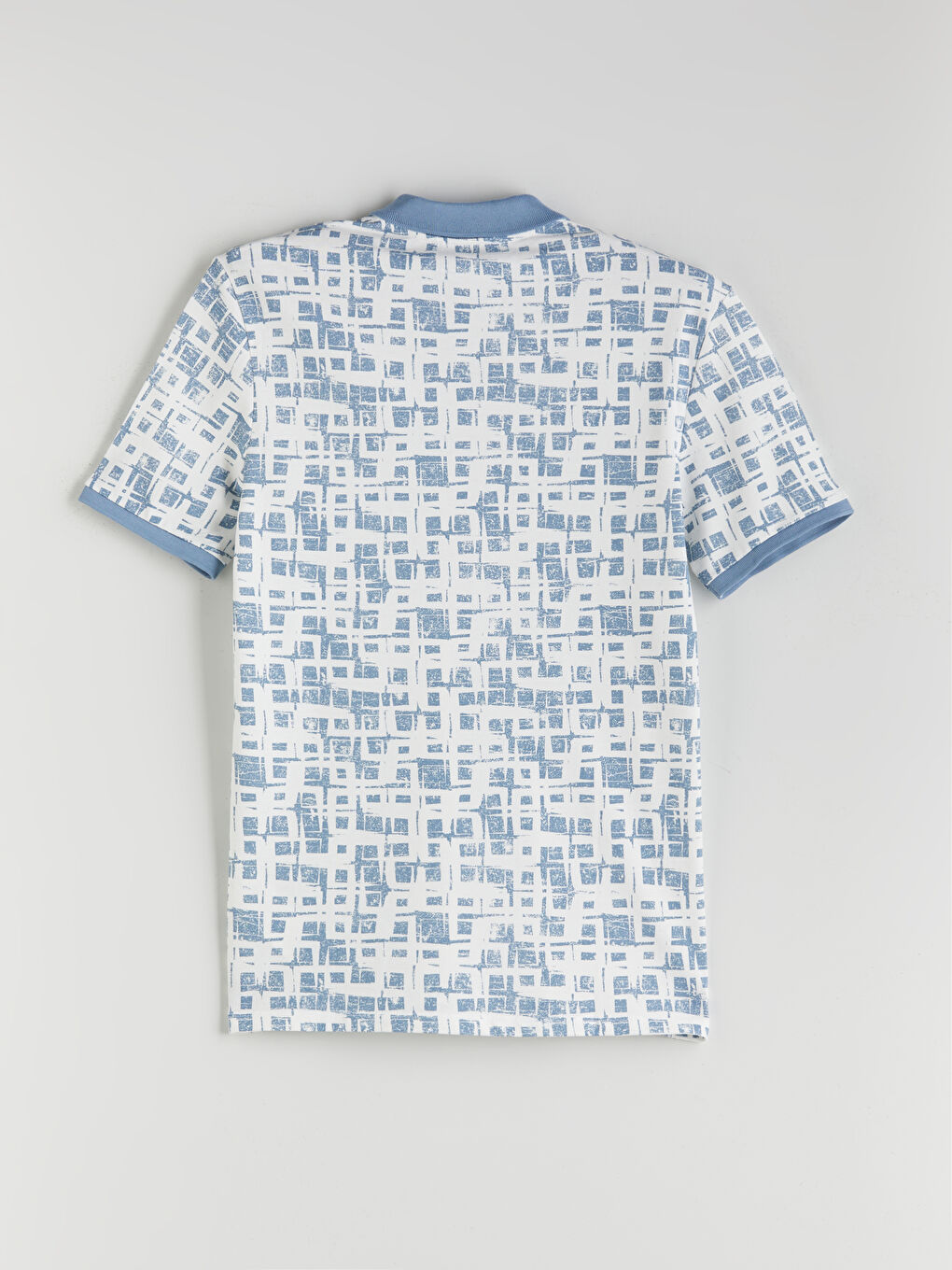 LCW Vision Polo Neck Patterned Pique Men's T-Shirt -S5QG03Z8-J0M