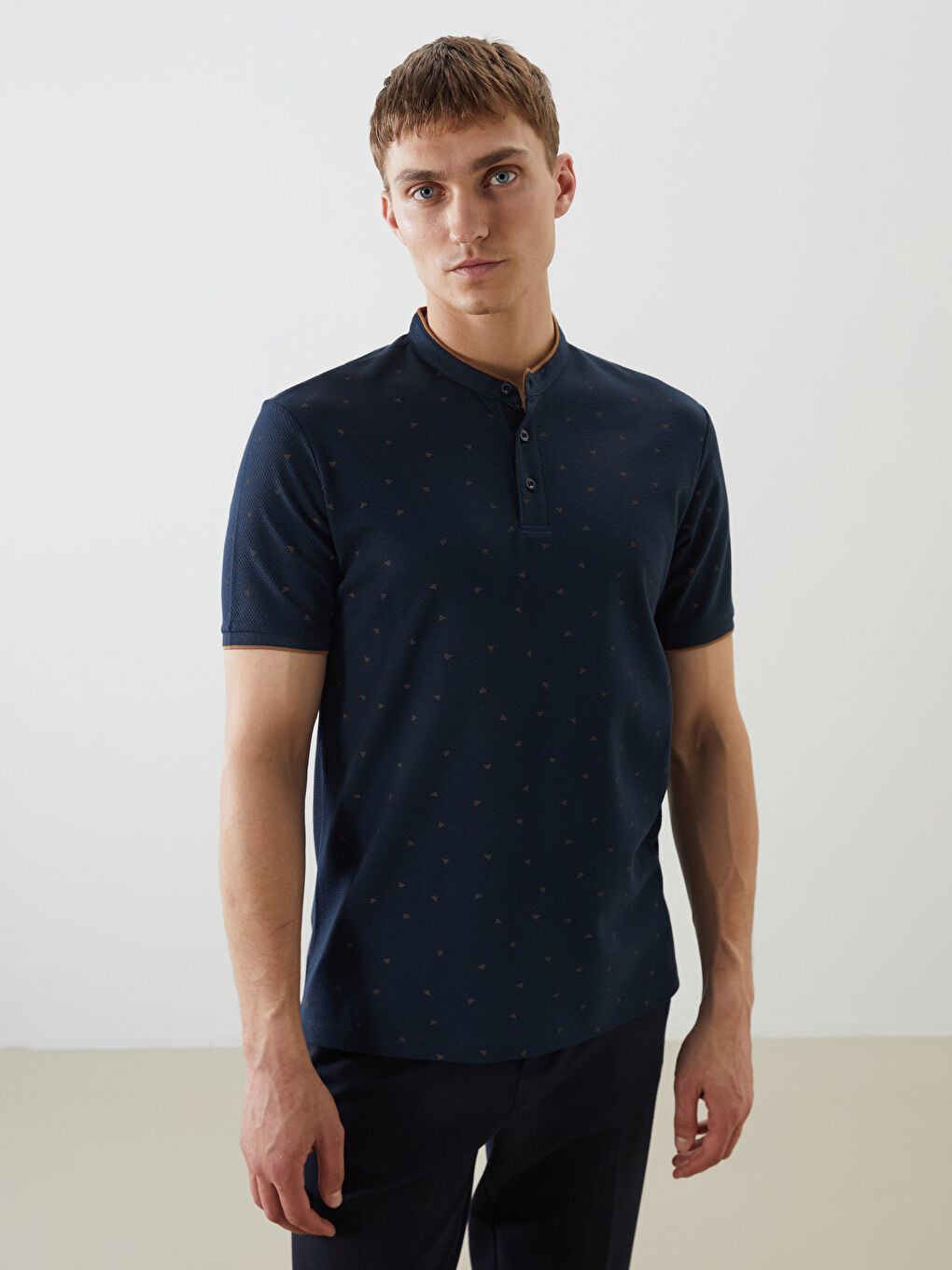LCW Vision Man NAVY T-Shirt -S5QG11Z8-RFH