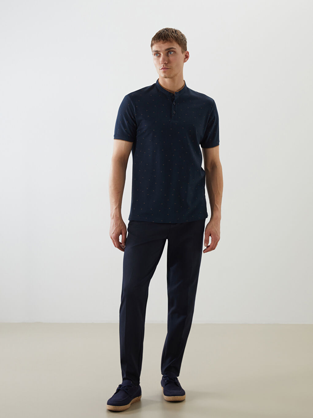 LCW Vision Man NAVY T-Shirt -S5QG11Z8-RFH