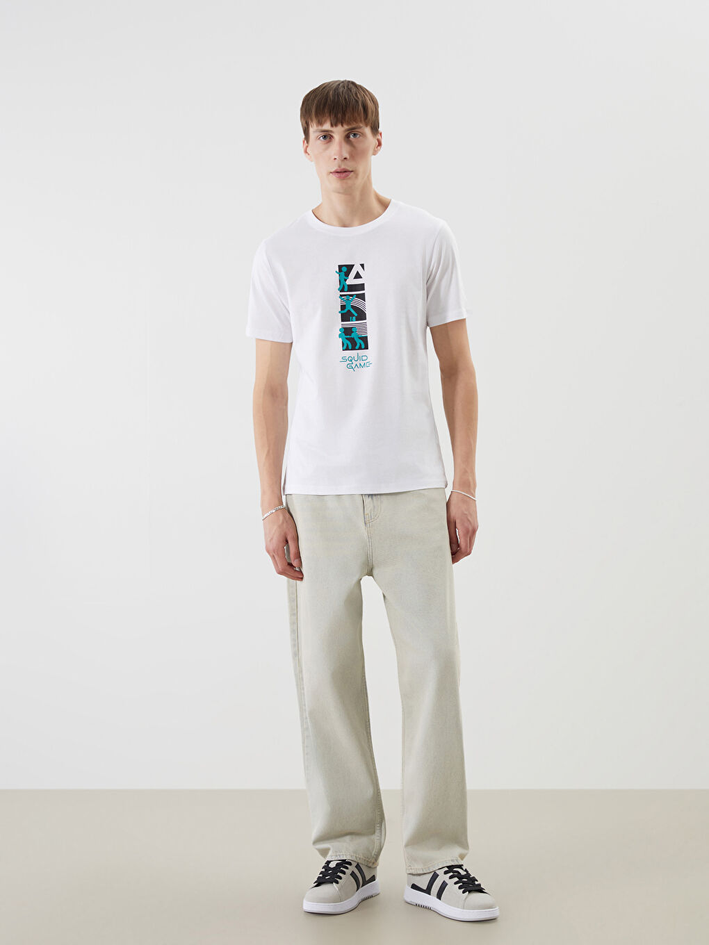 Crew Neck Squid Game Licensed Men's T-Shirt-3