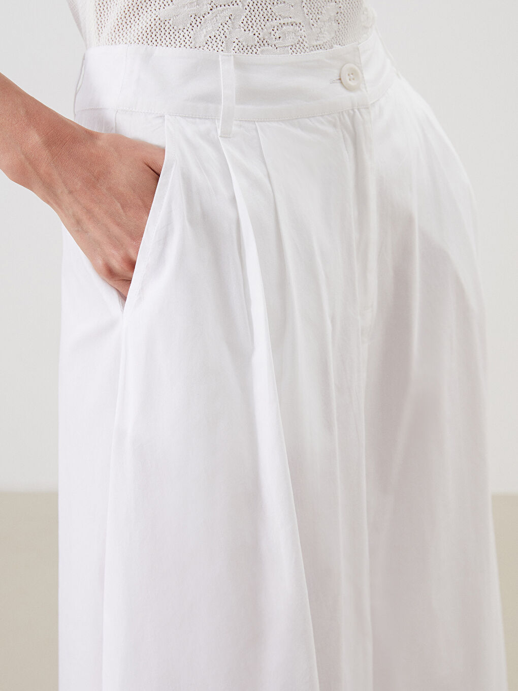 Юбка стандартного кроя плиссированная-2