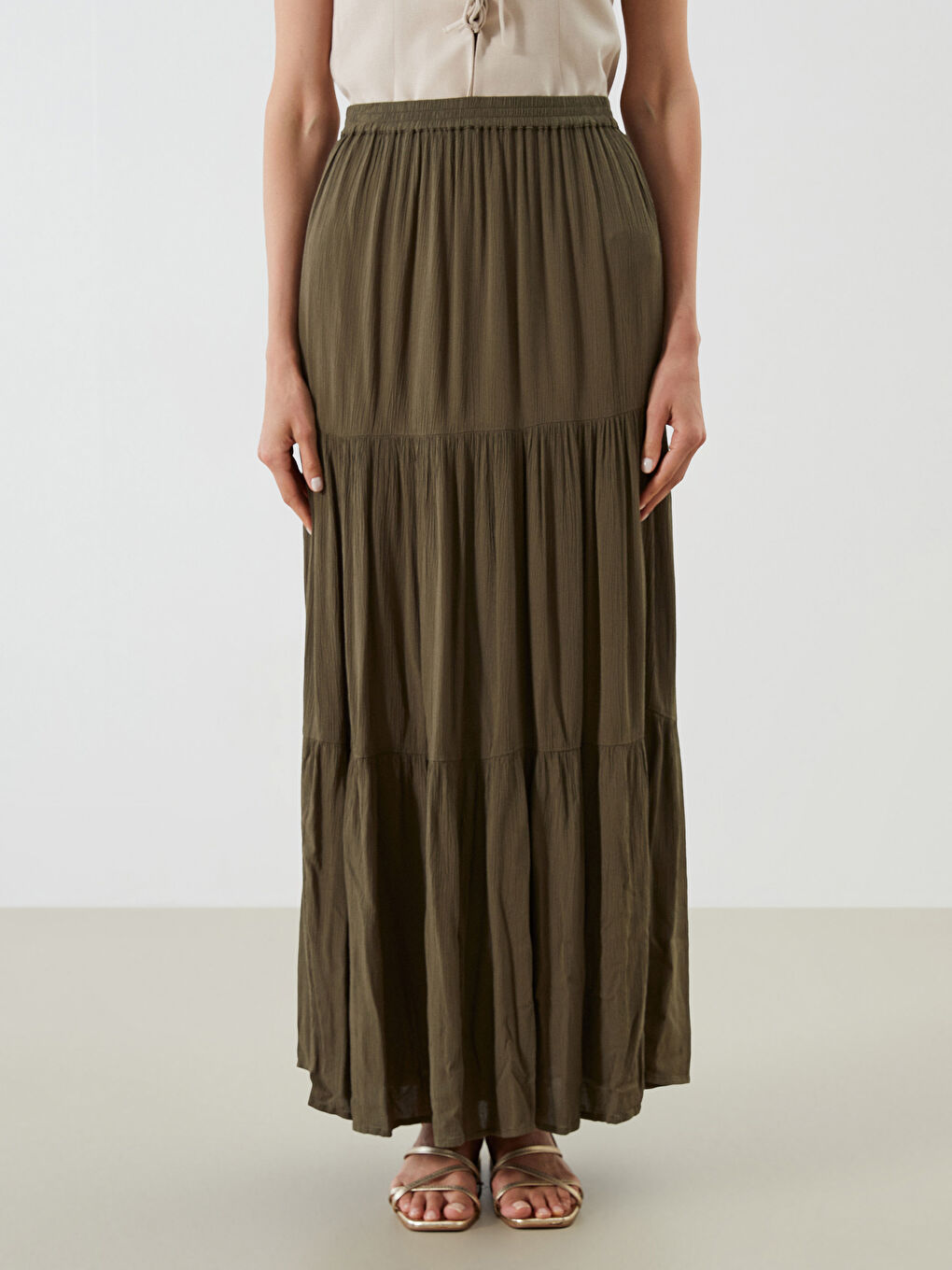 Юбка Многослойная на Резинке-1