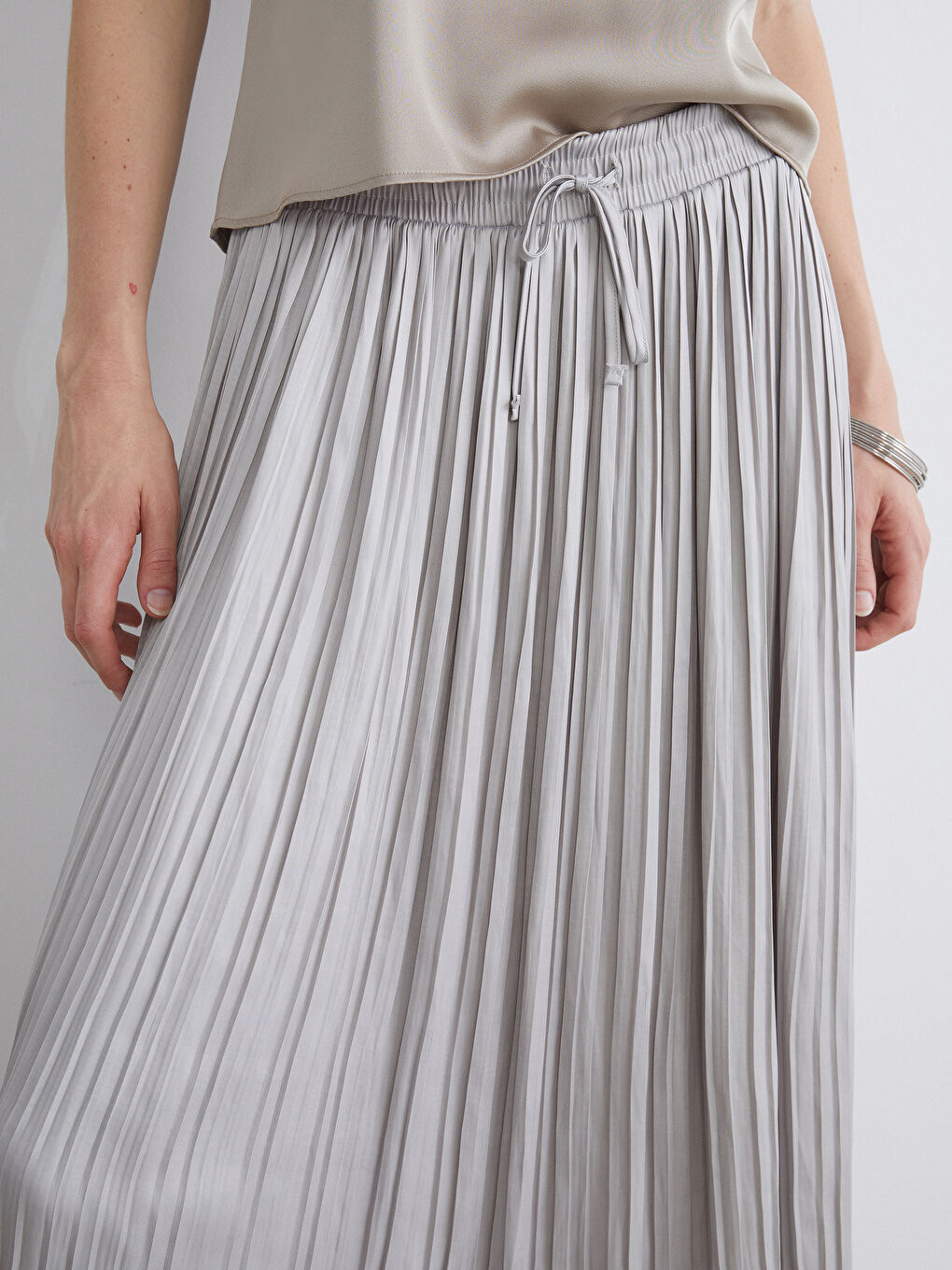 LCWAIKIKI Classic Woman GREY Skirt -S5QG22Z8-ZZ4