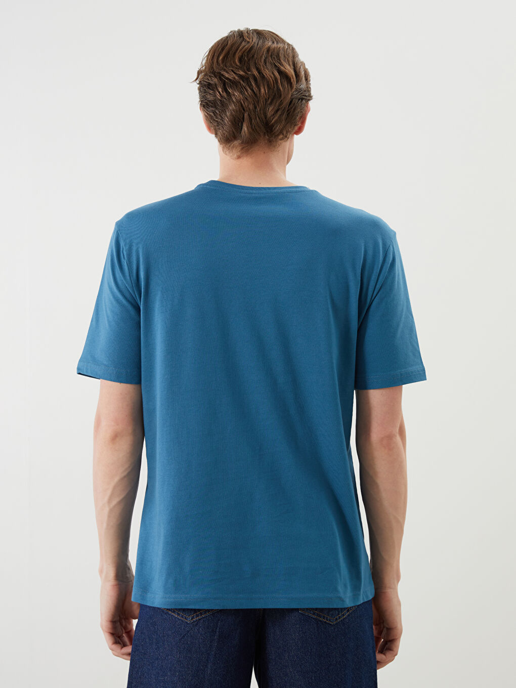 Crew Neck Istanbul Printed Jersey Men's T-Shirt-3