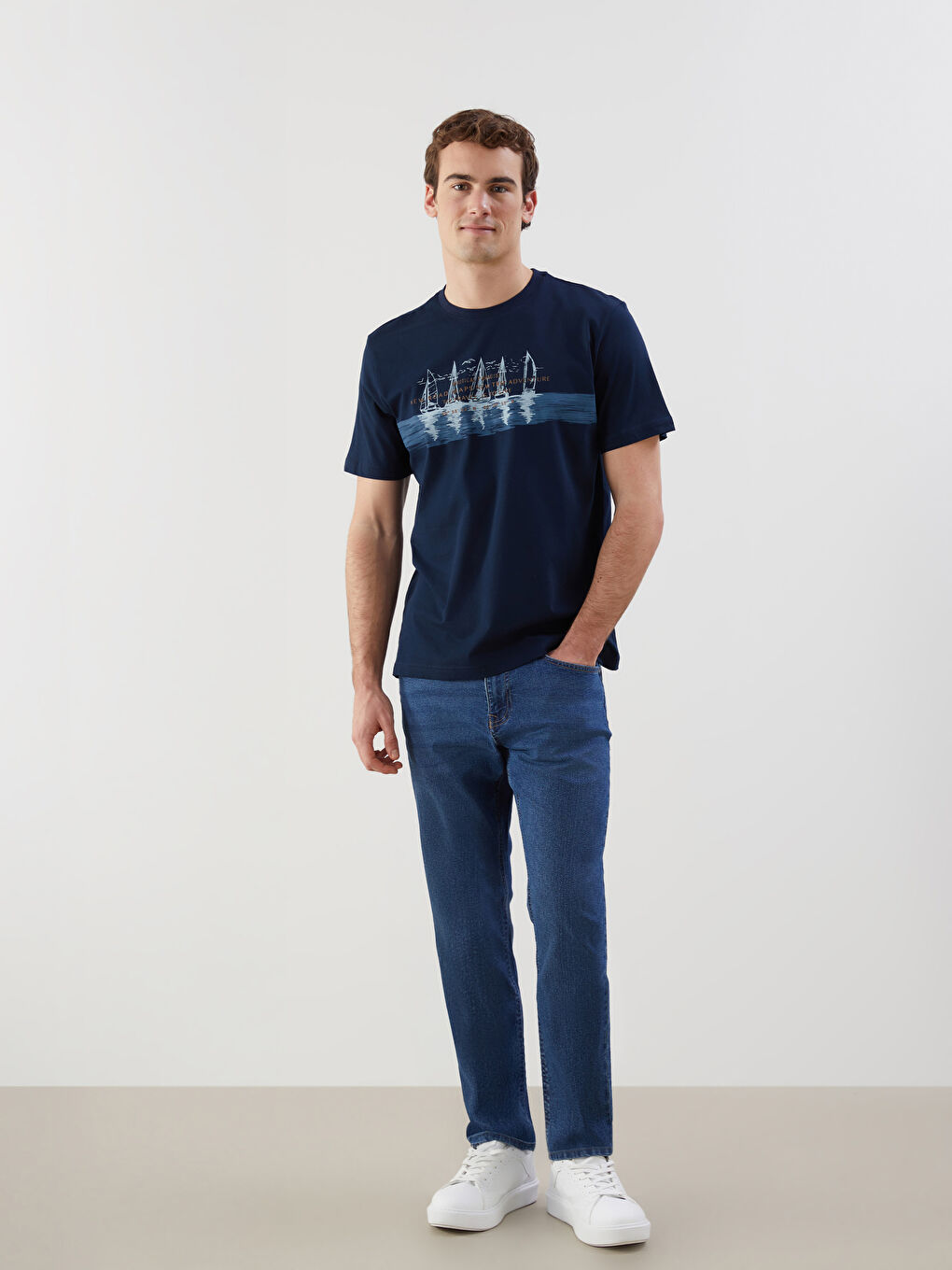 تيشيرت كحلي رجل-3