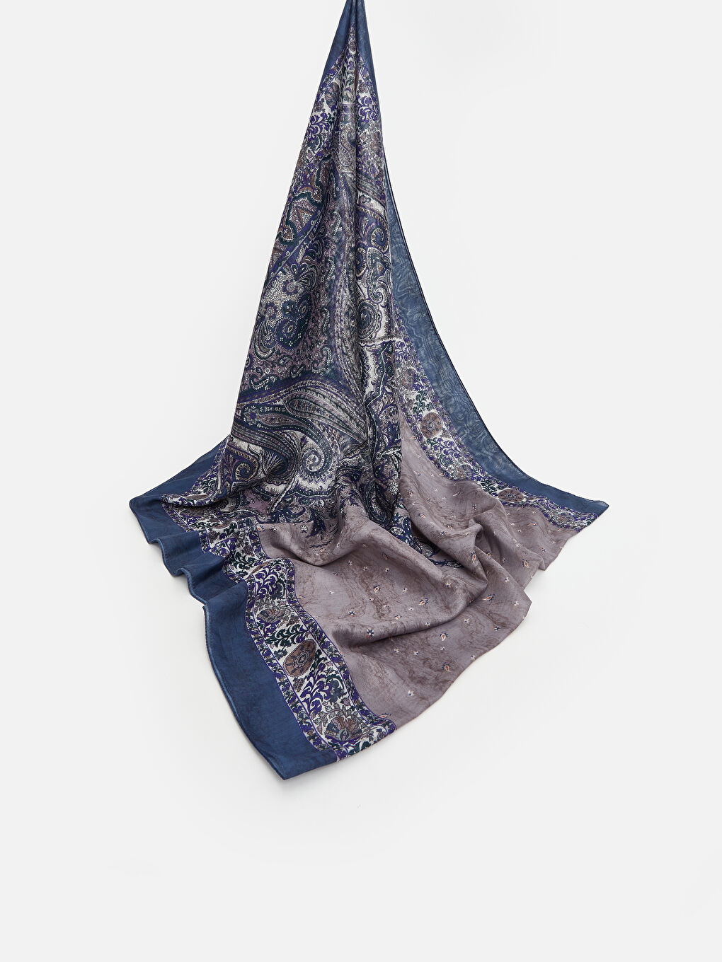 Patterned Women's Shawl -S5QG52Z8-LQQ