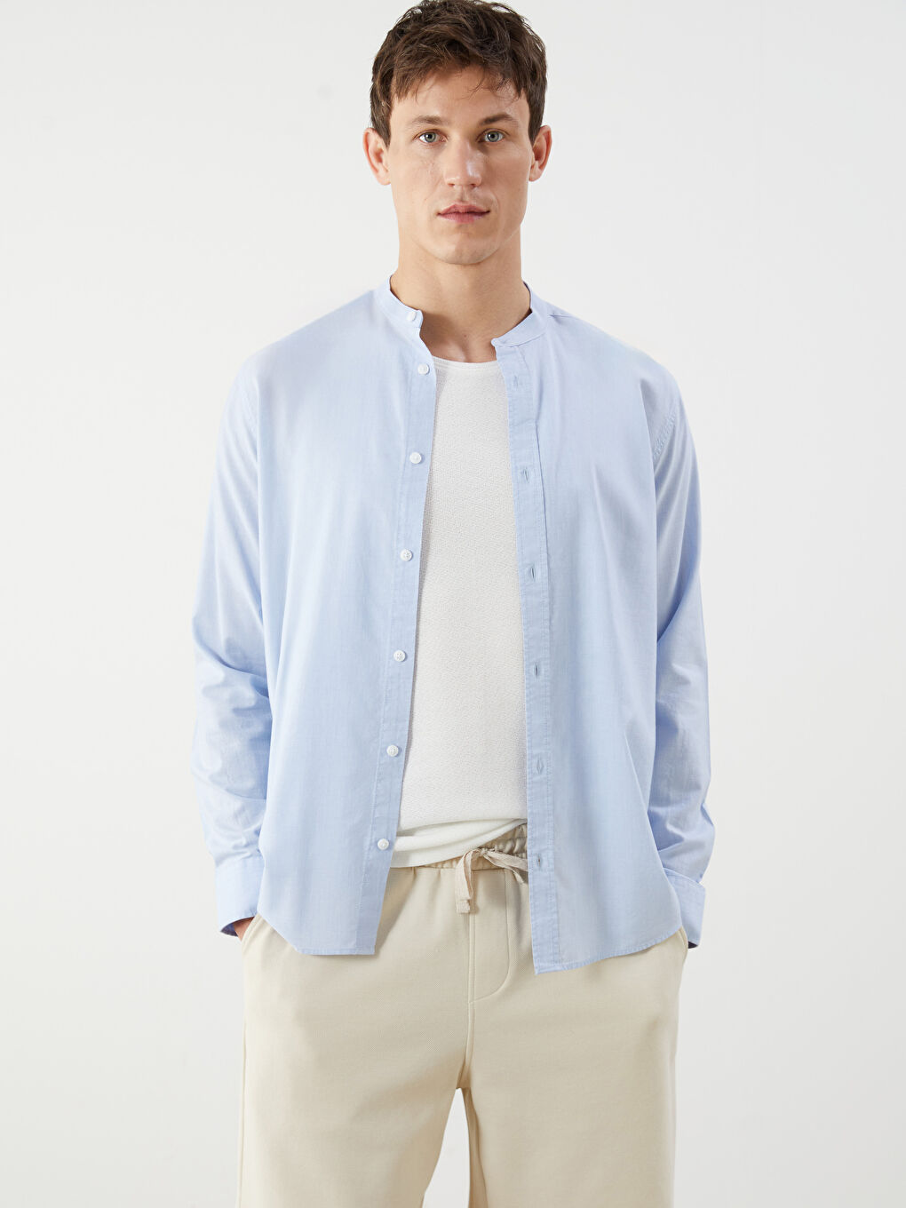 LCW Vision Man BLUE Shirt -S5QG59Z8-P2V