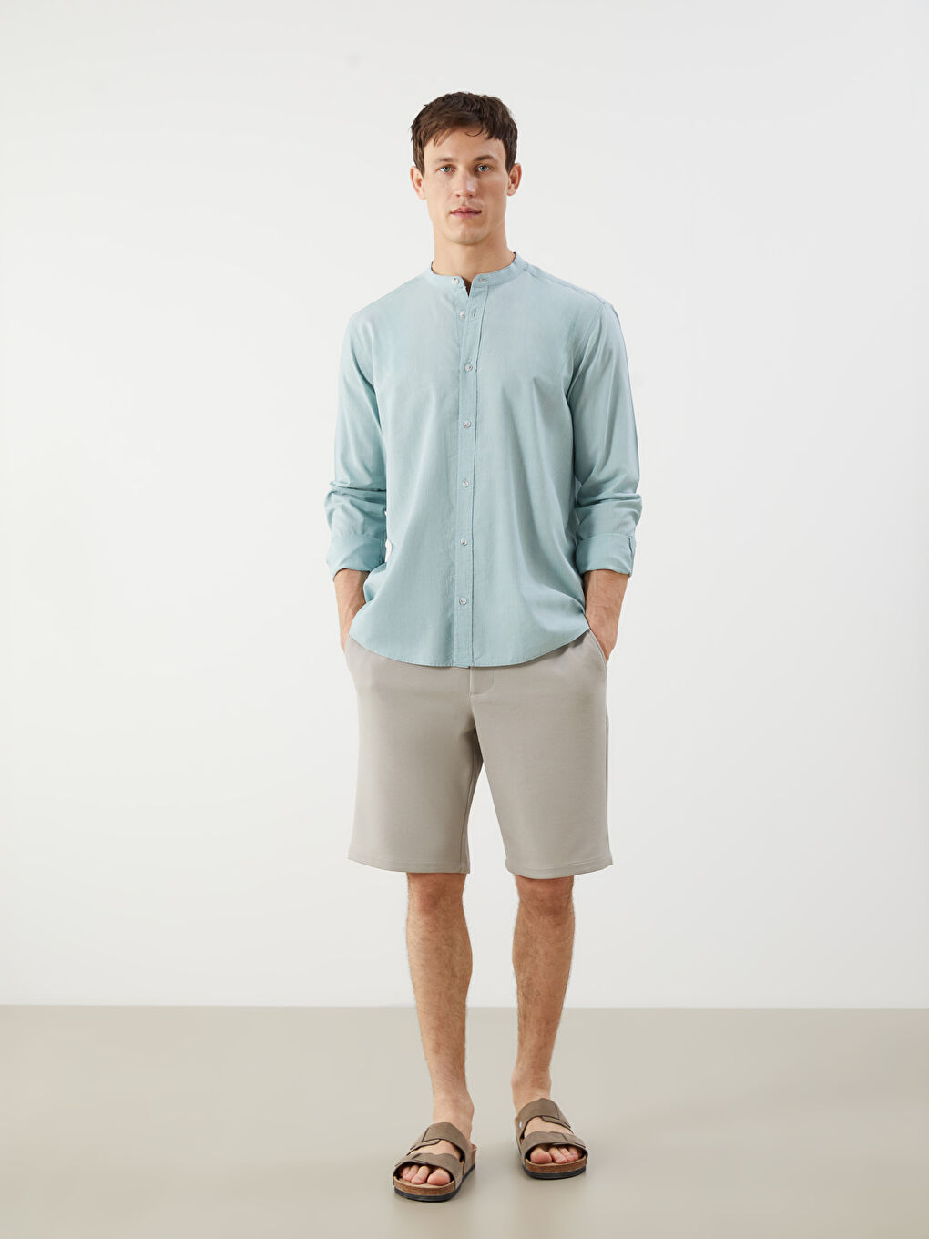 LCW Vision Man GREEN Shirt -S5QG59Z8-Z7T
