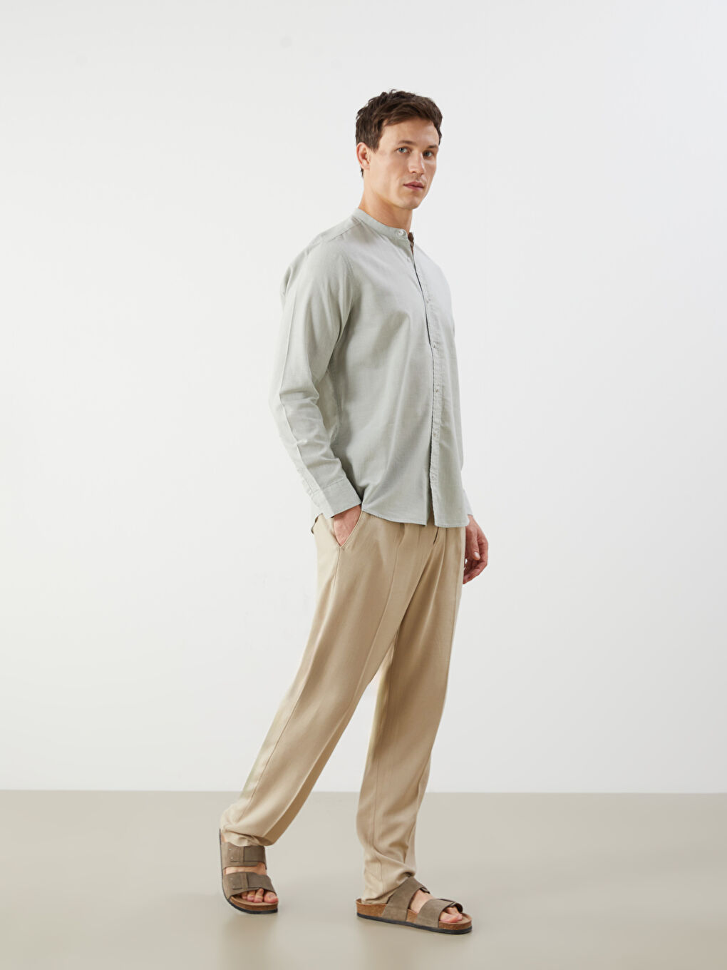 LCW Vision Man BEIGE Shirt -S5QG59Z8-ZD5