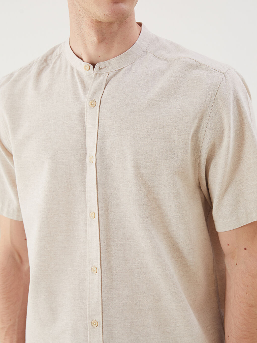 LCW Vision Man BEIGE Shirt -S5QG60Z8-V41