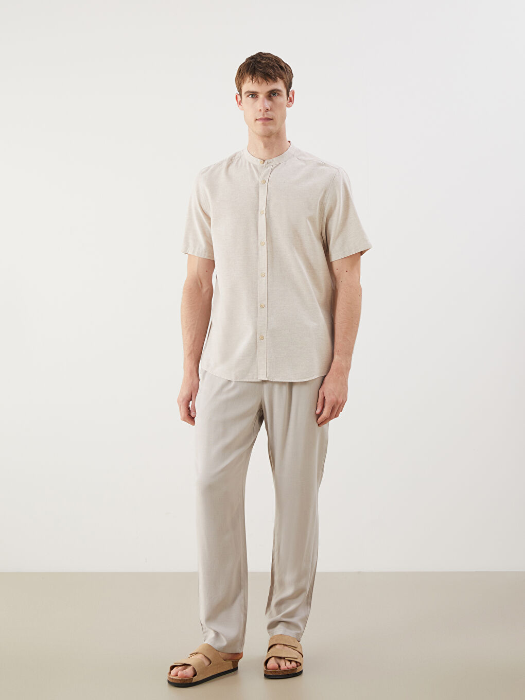 LCW Vision Man BEIGE Shirt -S5QG60Z8-V41