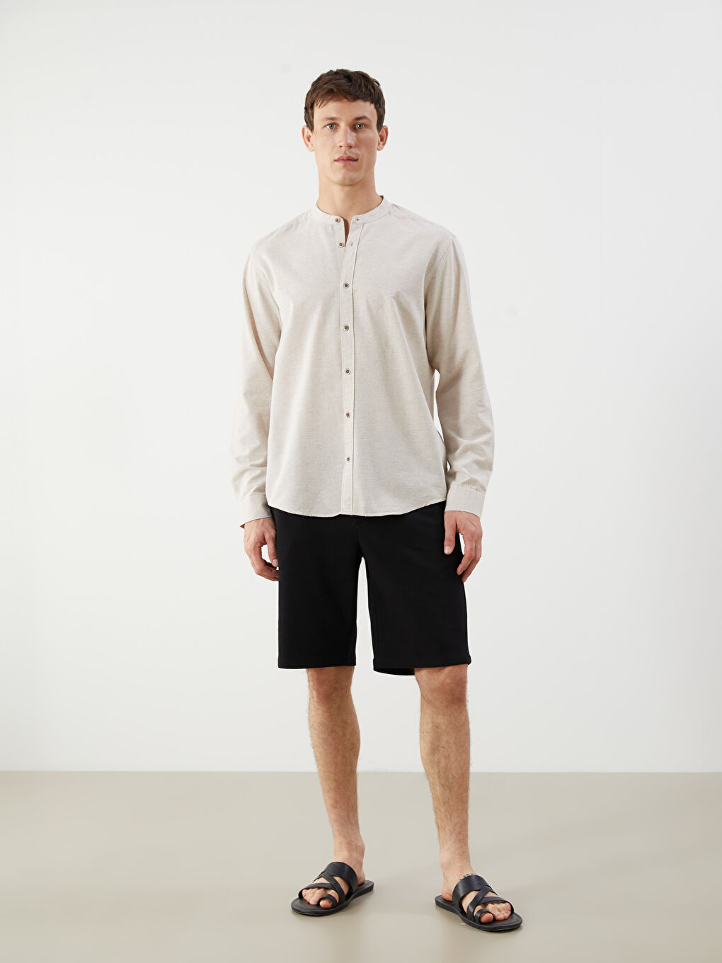 LCW Vision Man BEIGE Shirt -S5QG61Z8-V41