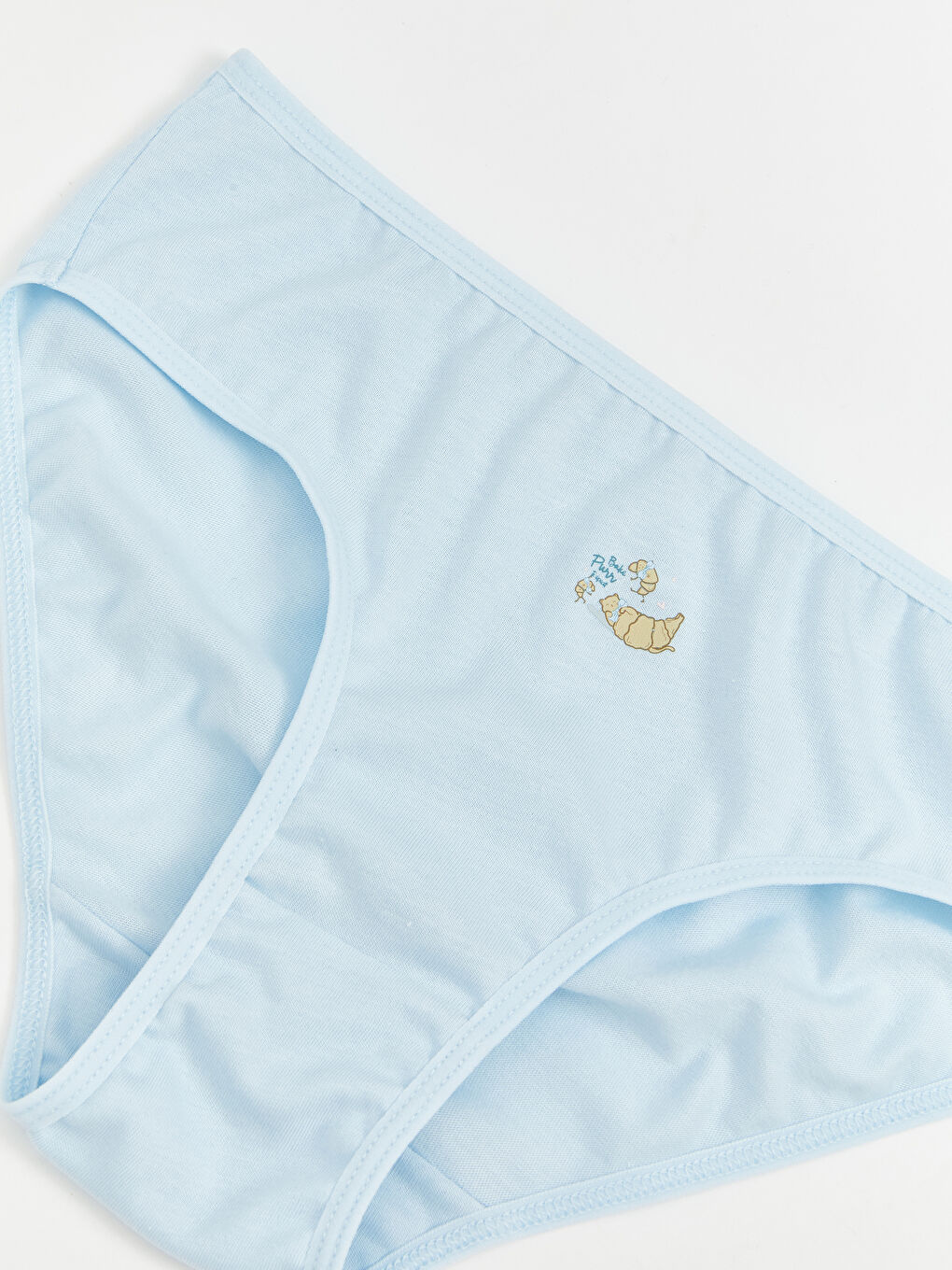 Mavi Beli Lastikli Kız Çocuk Külot-1