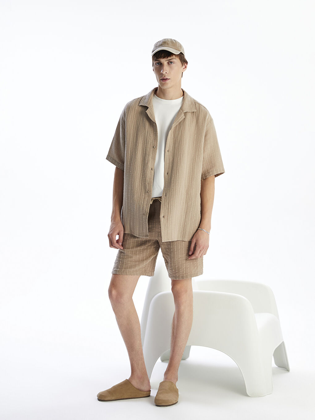 XSIDE Man BEIGE Shorts -S5QG78Z8-LE8