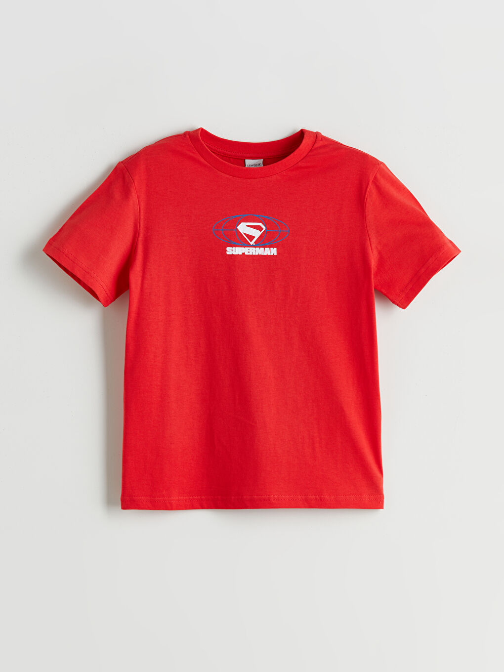 Ensemble T-Shirt et Short Superman Imprimé pour Garçons à Col Rond-2