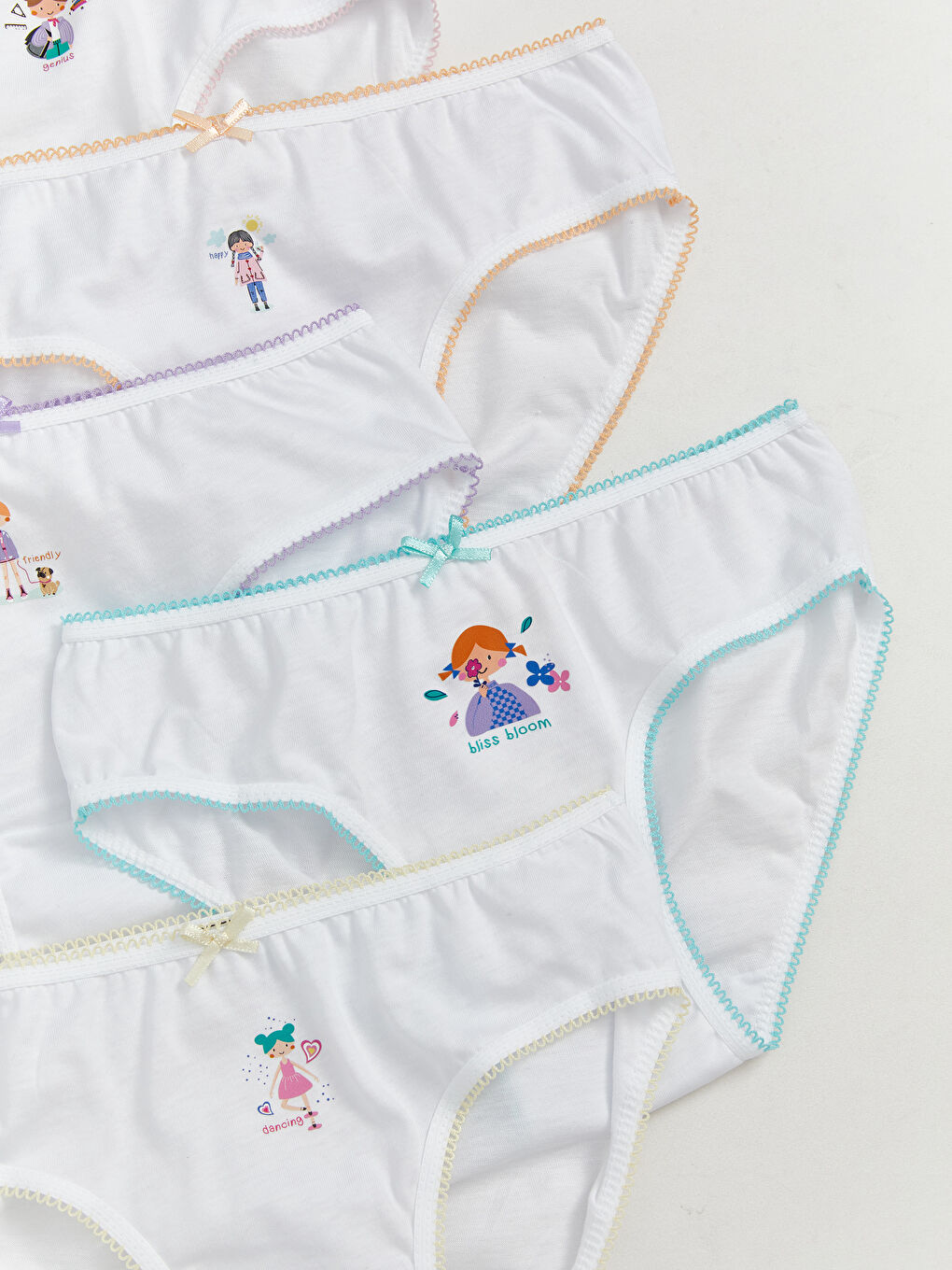 Printed Girl's Panties 5-Piece -S5QG97Z4-Q6K