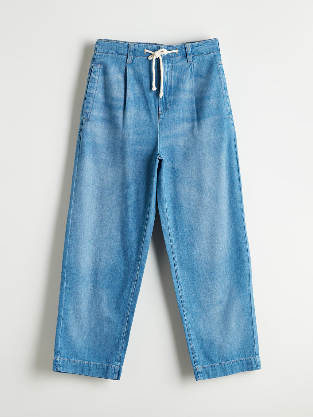 İndigo Balloon Fit Kadın Jean Pantolon-4