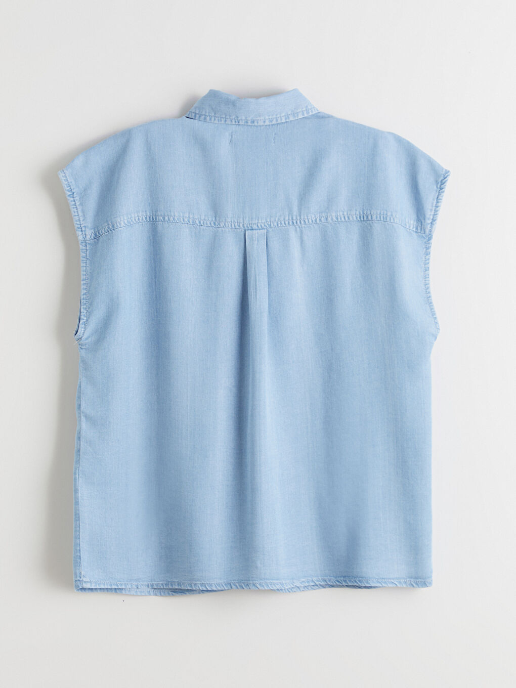 İndigo Kadın Jean Gömlek-5